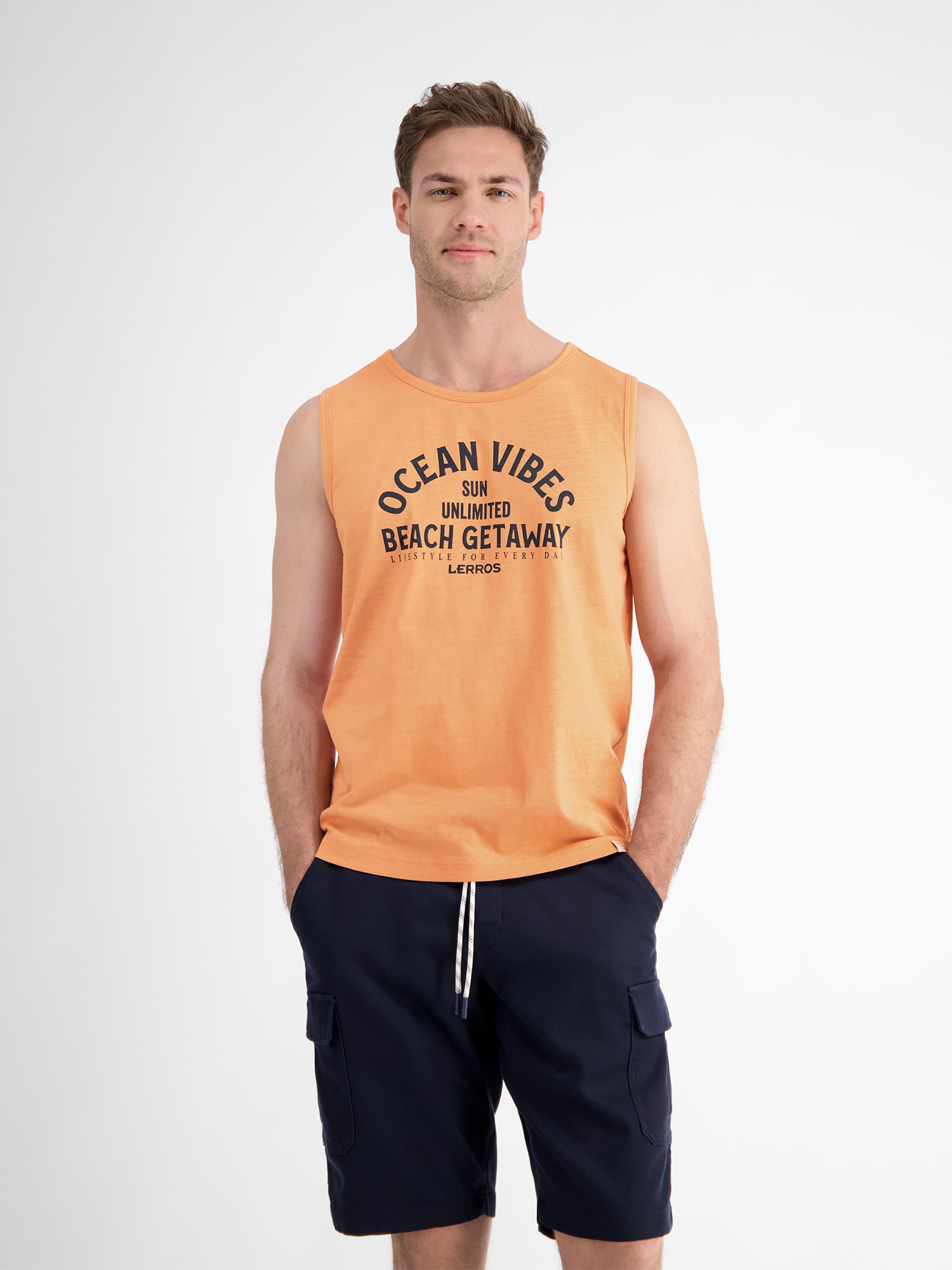 LERROS Muskelshirt »LERROS Herren Tanktop mit Brustprint«