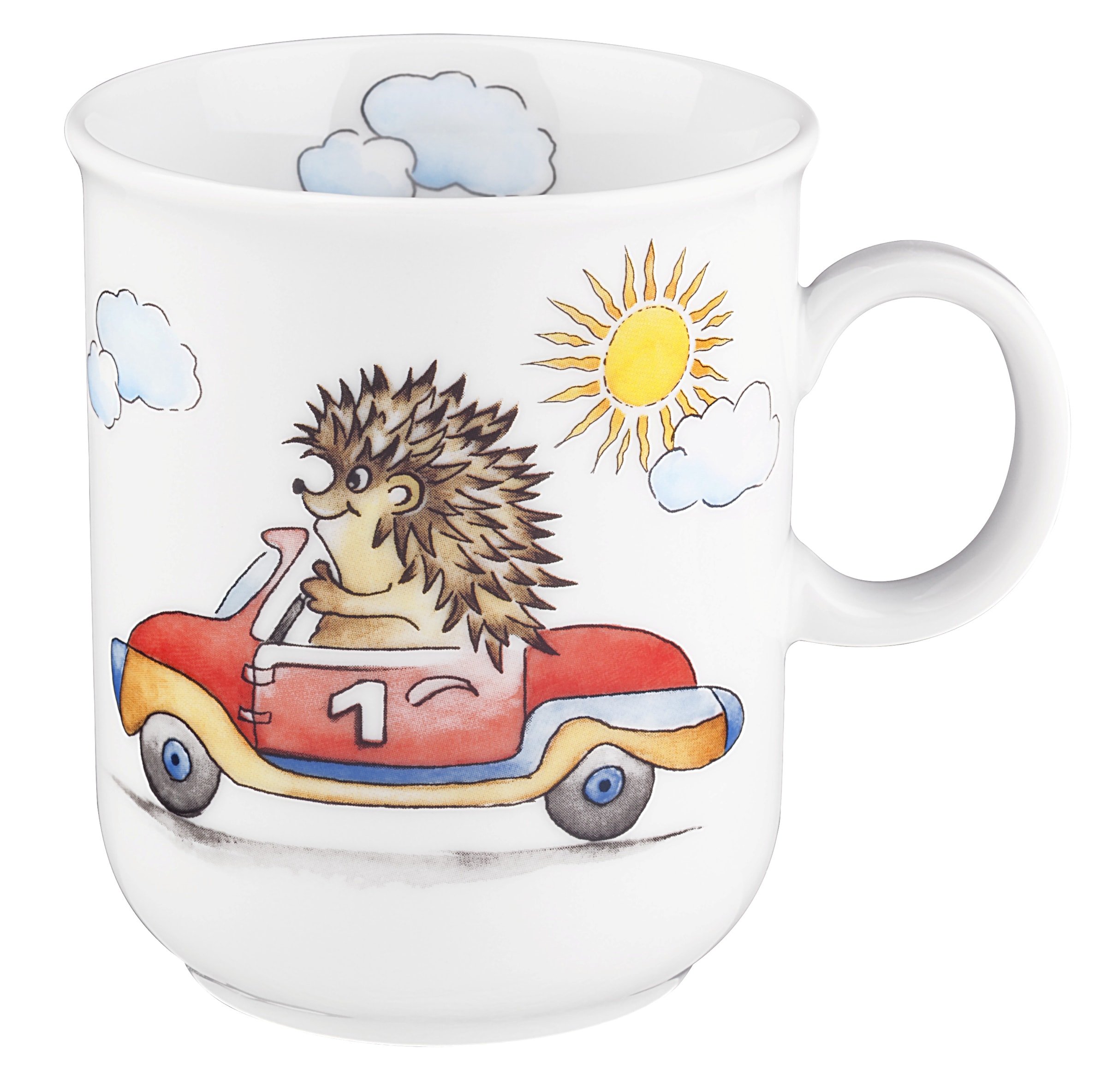 Seltmann Weiden Becher "Compact, Flinke Flitzer" Becher mit Henkel 0,25 l günstig online kaufen