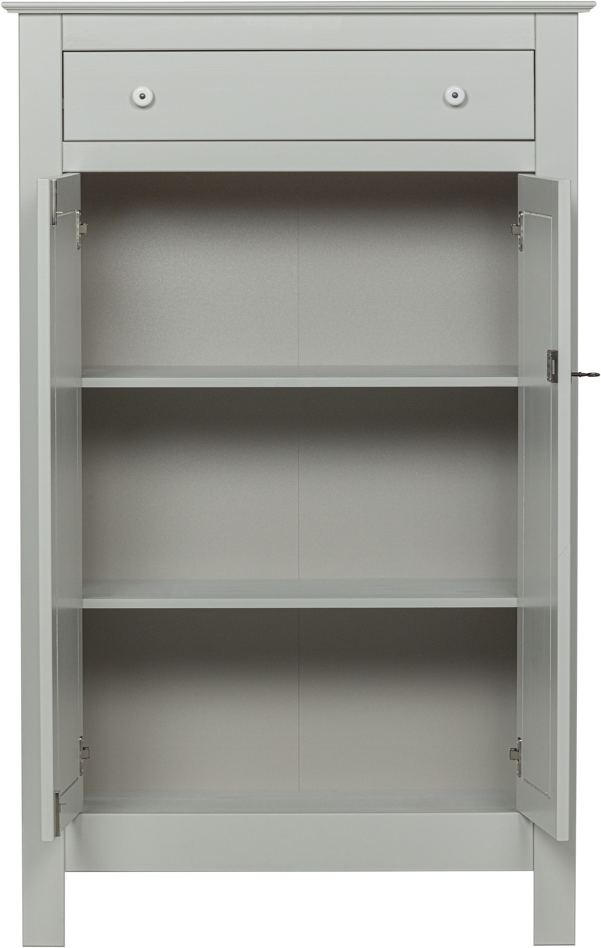 WOOOD Stauraumschrank »Eva« Tragkraft 15 kg pro Boden, MDF-Rückwand, Wandbefestigung empfohlen