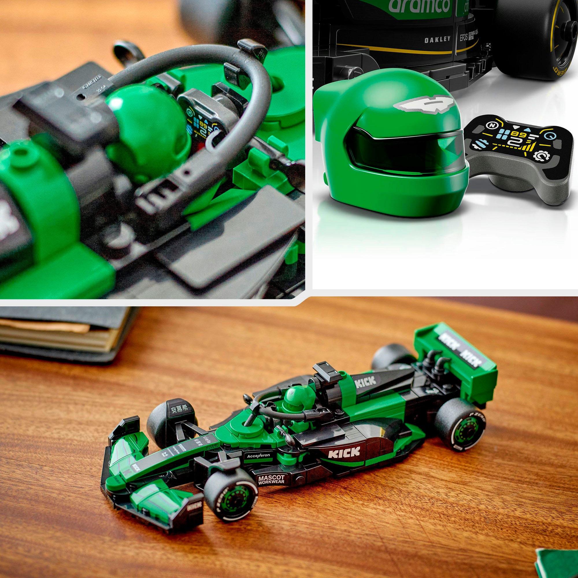 LEGO® Konstruktionsspielsteine »KICK Sauber F1® Team C44 Rennauto (77247), LEGO® Speed Champions« Made in Europe