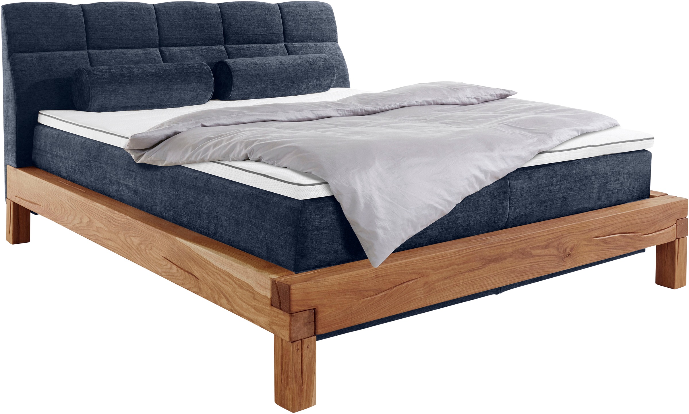 Home affaire Boxspringbett »Villads«, Liegefläche: 180/200 cm, Inside-Boxspring-Unterbau, recycelte Stoffe