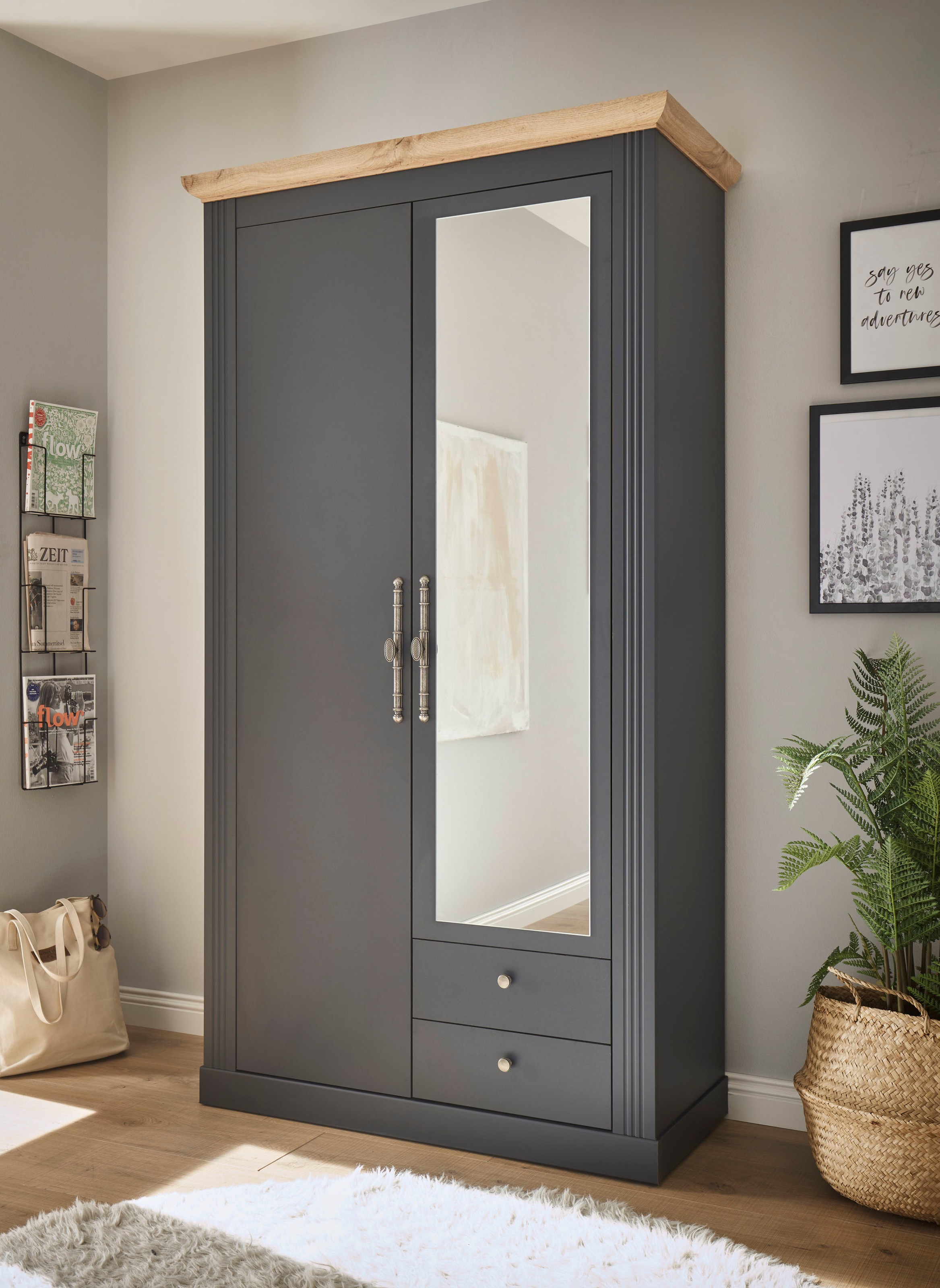 Home affaire Garderobenschrank "WESTMINSTER BESTSELLER" Breite ca. 108 cm, günstig online kaufen
