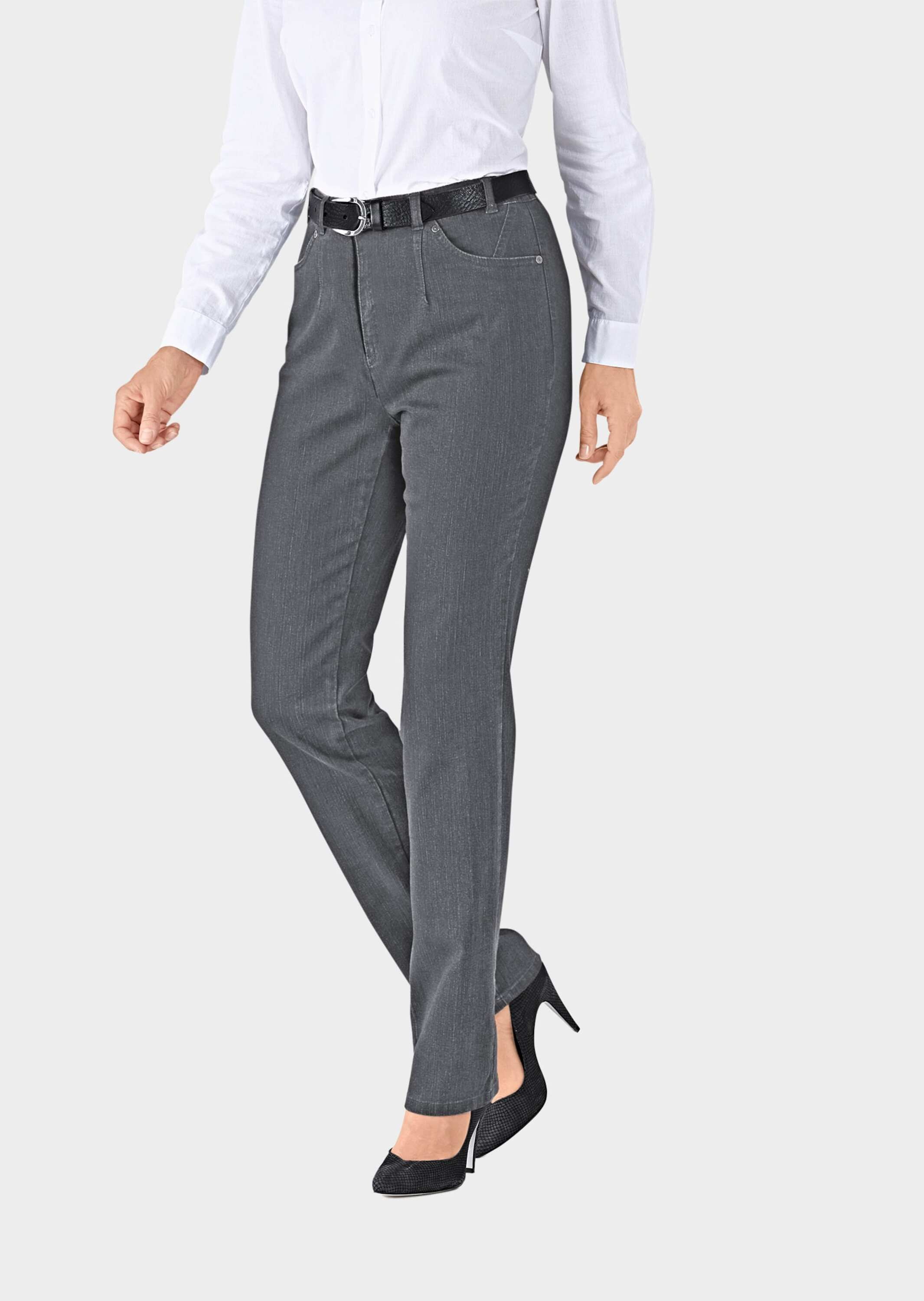 Thumbnail - GOLDNER Regular-fit-Jeans "Kurzgröße Schlichte Jeanshose Carla"