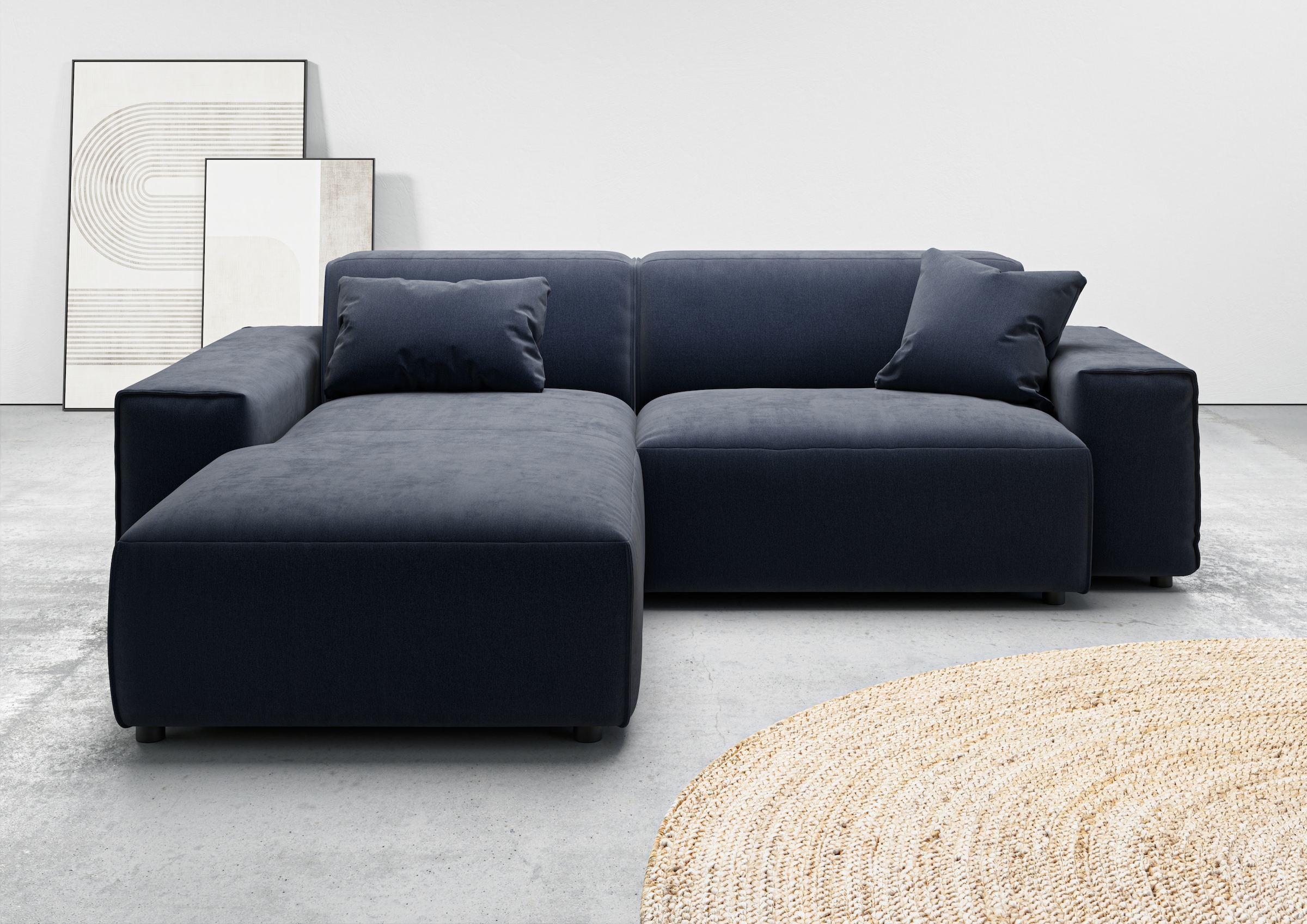 Home affaire Ecksofa "Glimminge L-Form auch in Breitcord, Feincord + Easy c günstig online kaufen