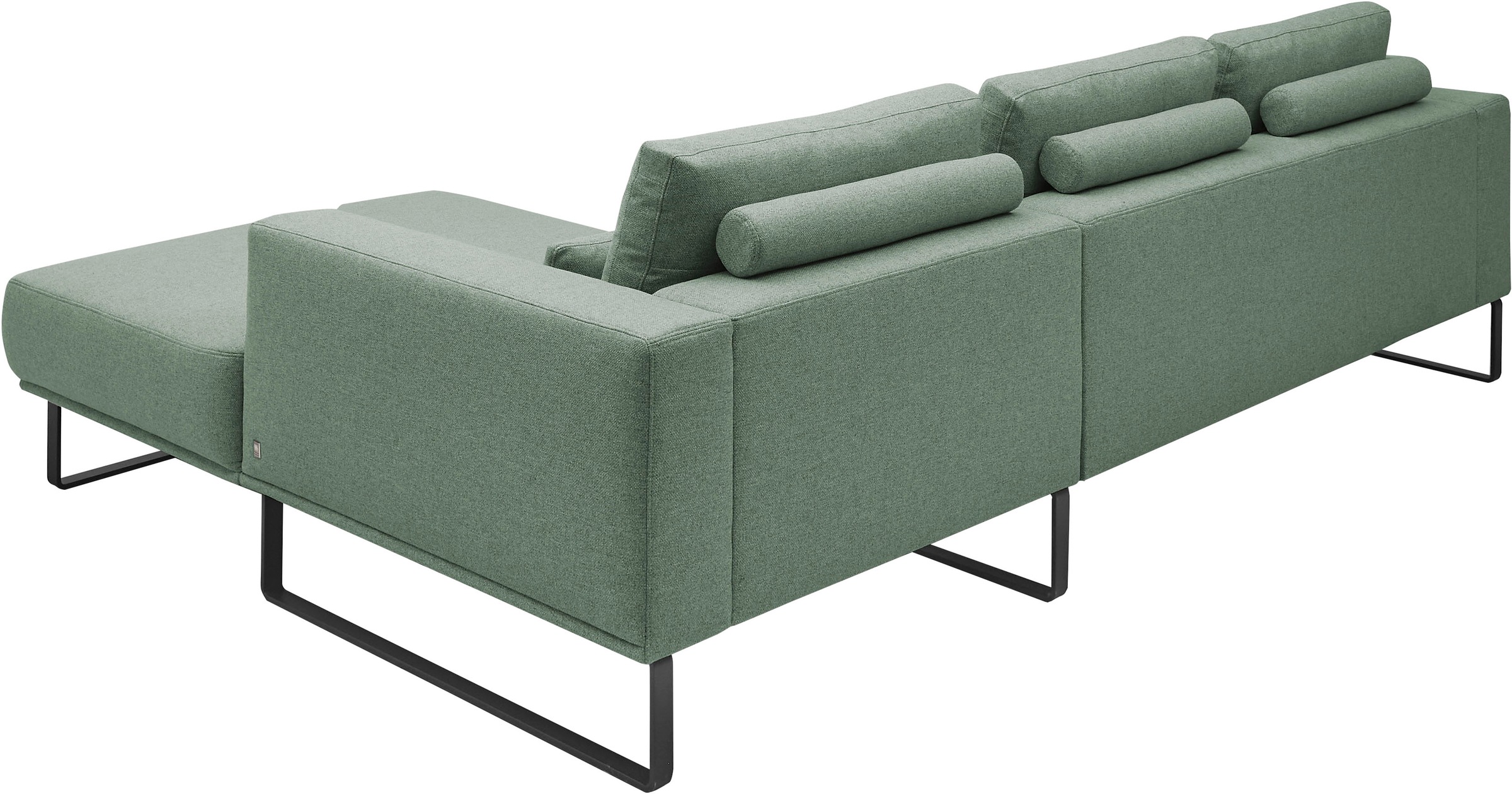 Musterring Ecksofa »JustB! PM100« Modernes Design mit schwarzen Metallkufen und 292 cm Breite - 6 Farben