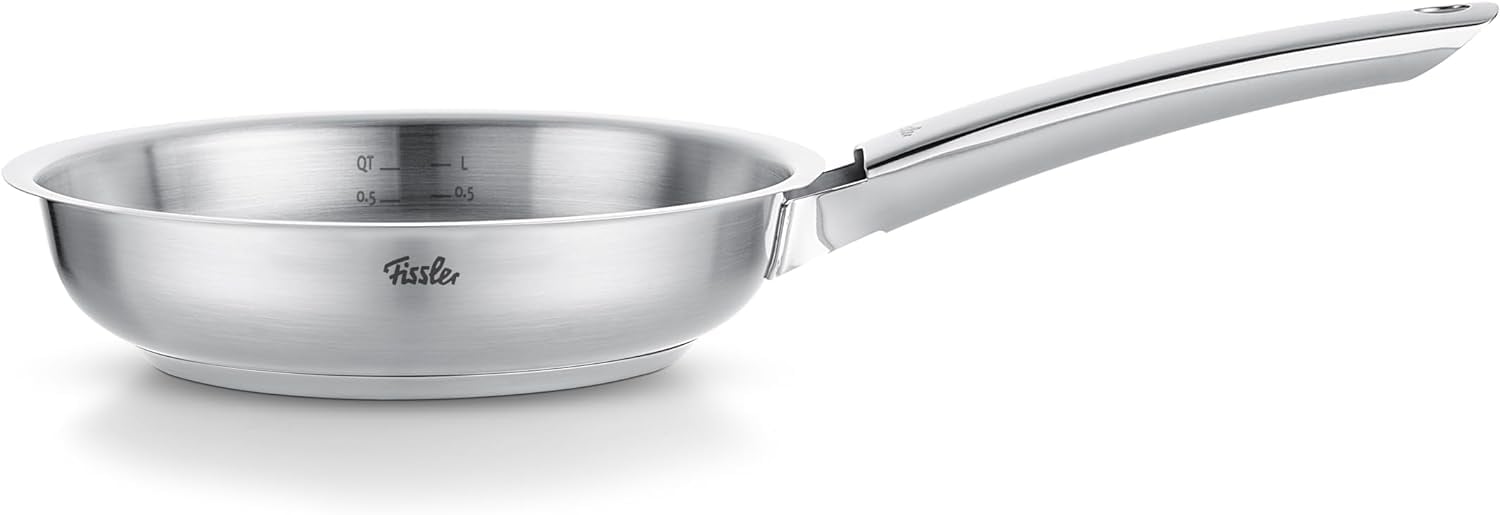 Fissler Bratpfanne »Pure Collection«, Edelstahl 18/10, (1 tlg.), Superthermic Boden, backofengeeignet (bis 230°C), Made in Germany