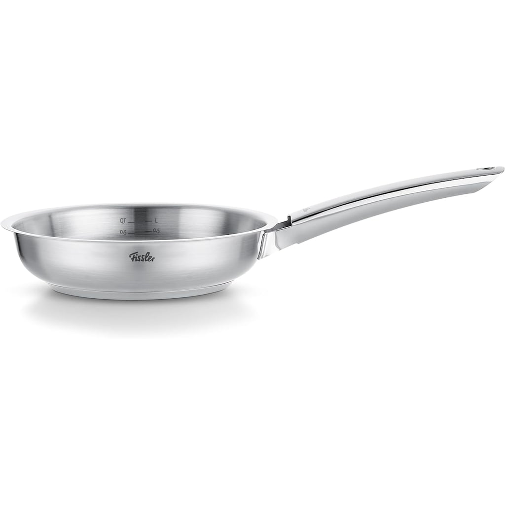 Fissler Bratpfanne »Pure Collection«, Edelstahl 18/10, (1 tlg.), Superthermic Boden, backofengeeignet (bis 230°C), Made in Germany