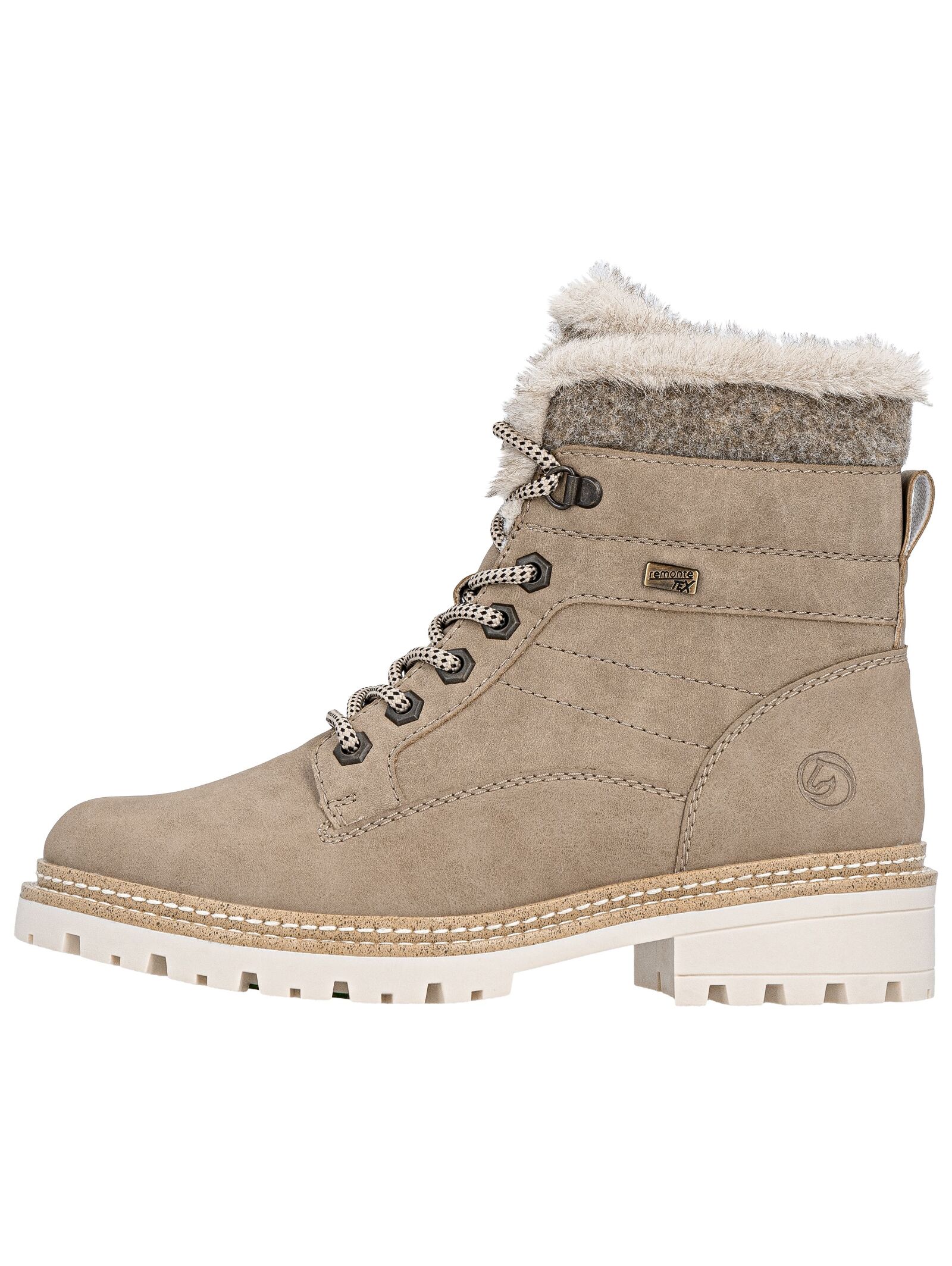 Remonte Schnürstiefelette "Remonte Stiefelette Lederimitat/Textil" günstig online kaufen
