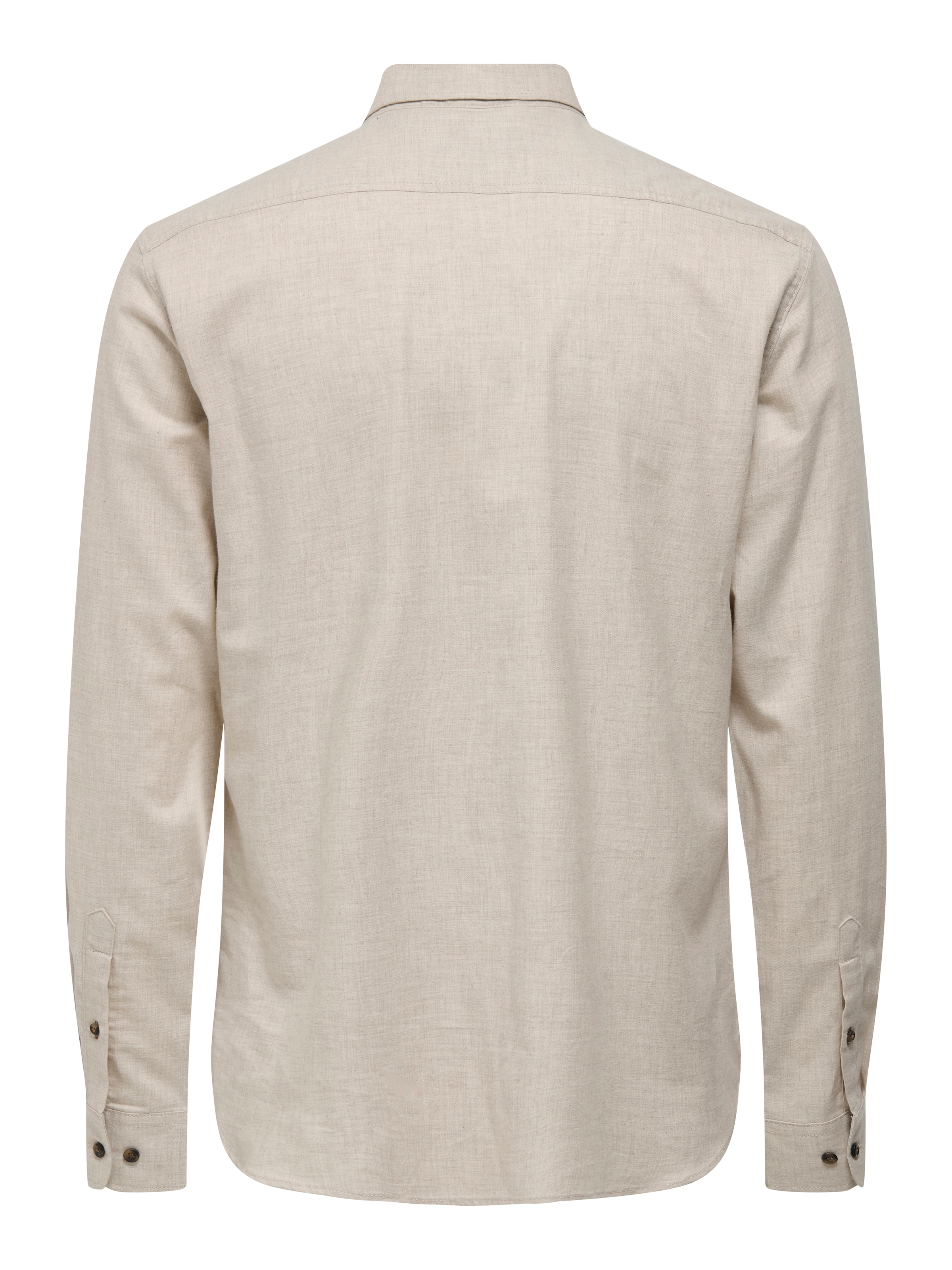 ONLY & SONS Langarmhemd »ONSROAD LIFE REG MELANGE LS SHIRT NOOS«
