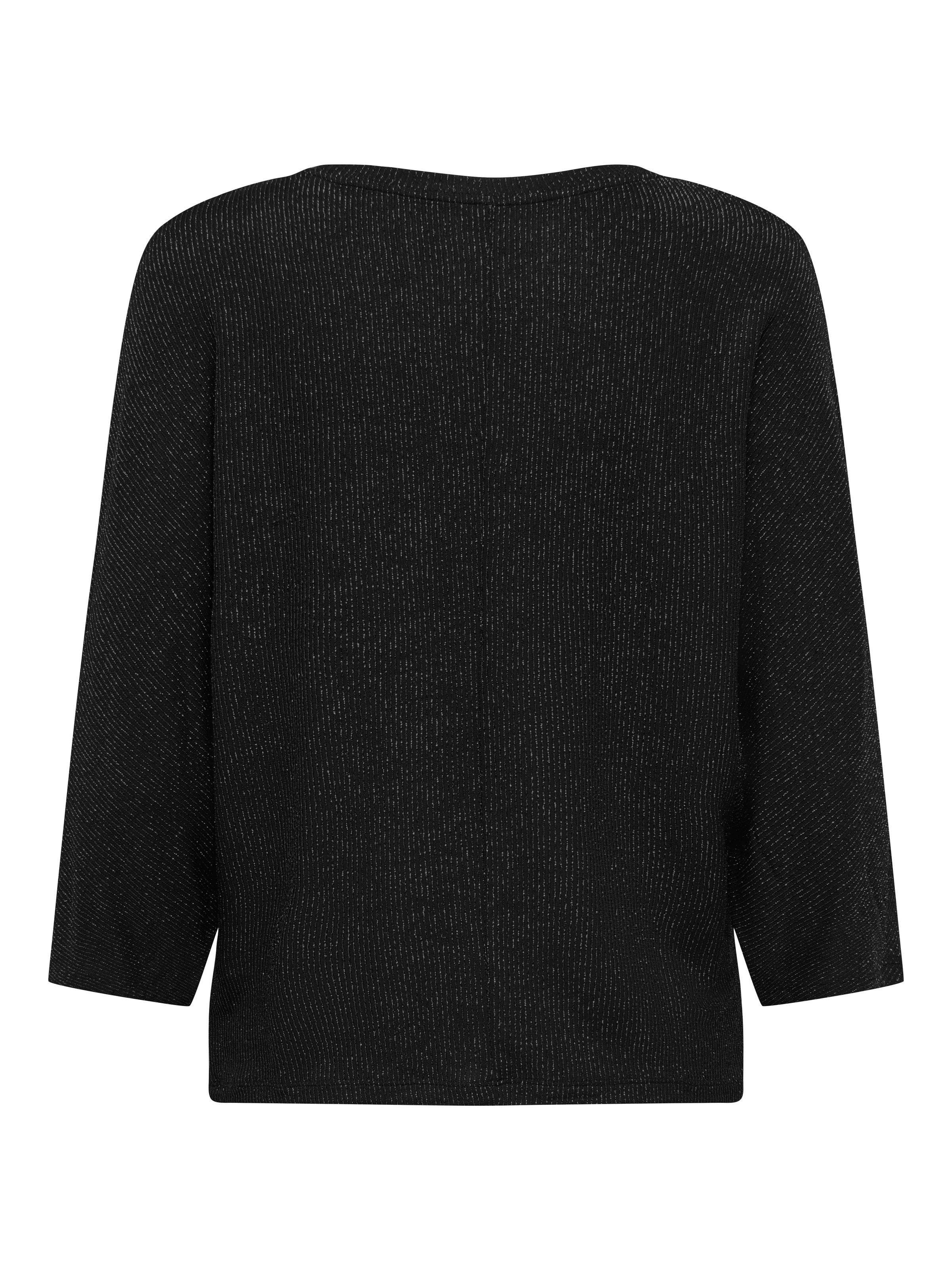 ONLY 3/4-Arm-Shirt »ONLCAROL 3/4 GLITTER BATWING TOP CS JRS« Materialmix, regular fit, Glitzer-Effekt