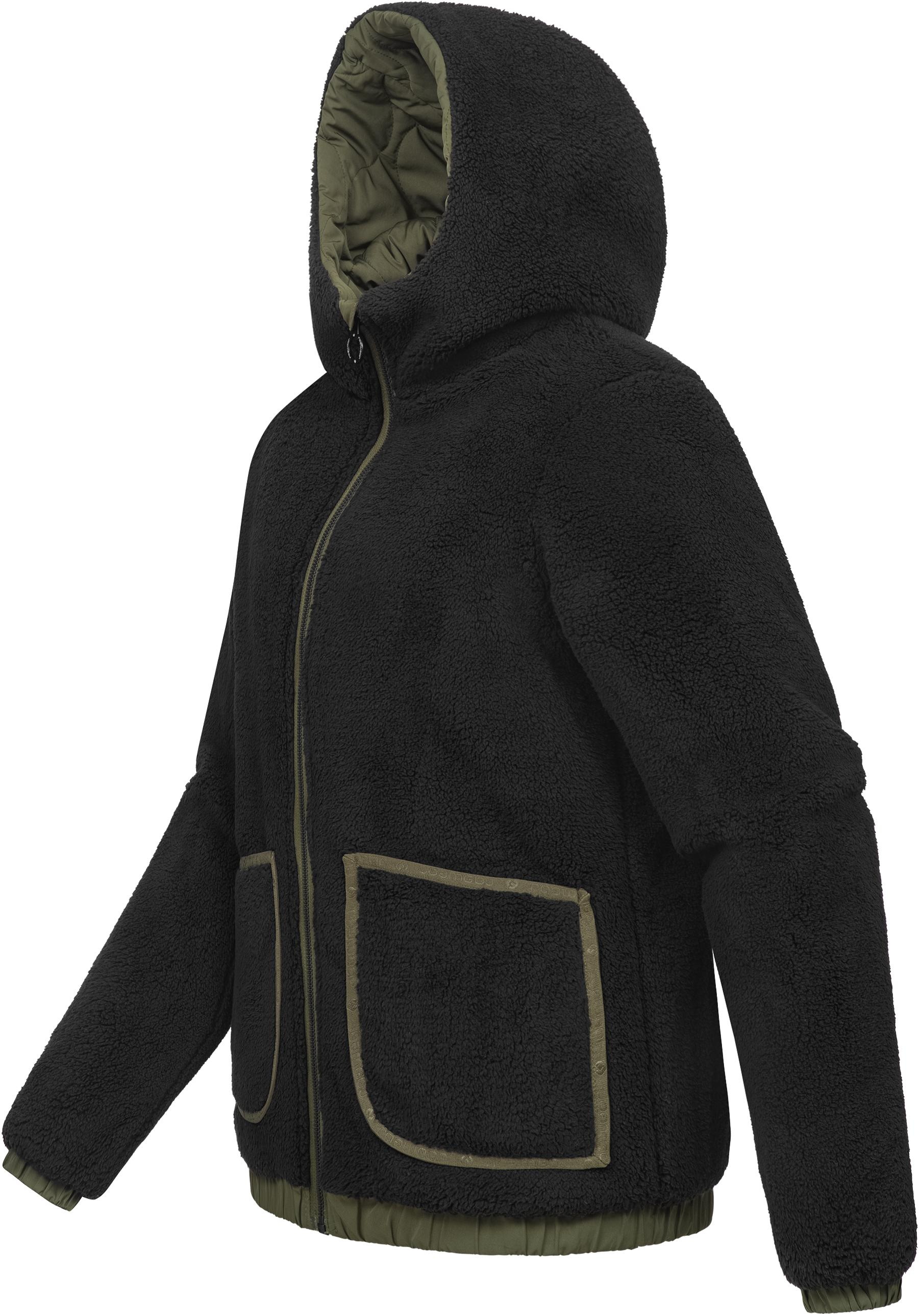 Ragwear Wendejacke »Qaria«, mit Kapuze, ultraleichte 2-in-1 Damen Winterjacke mit Kapuze
