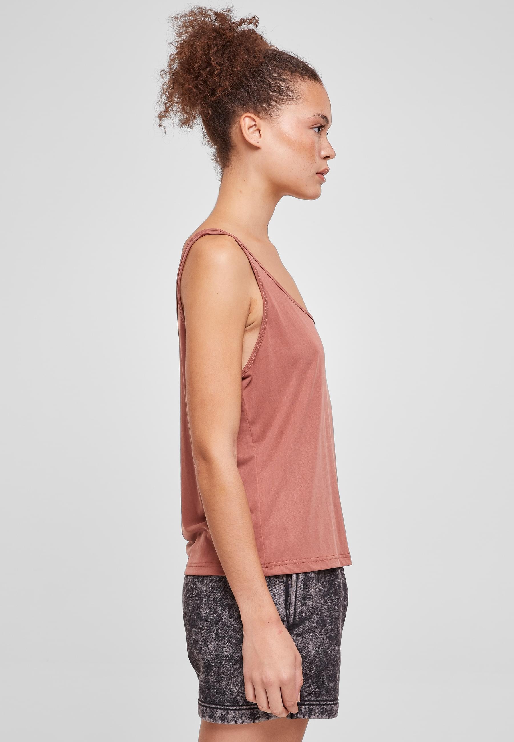 URBAN CLASSICS Muskelshirt »Urban Classics Damen Ladies Modal Loose Top«, (1 tlg.)