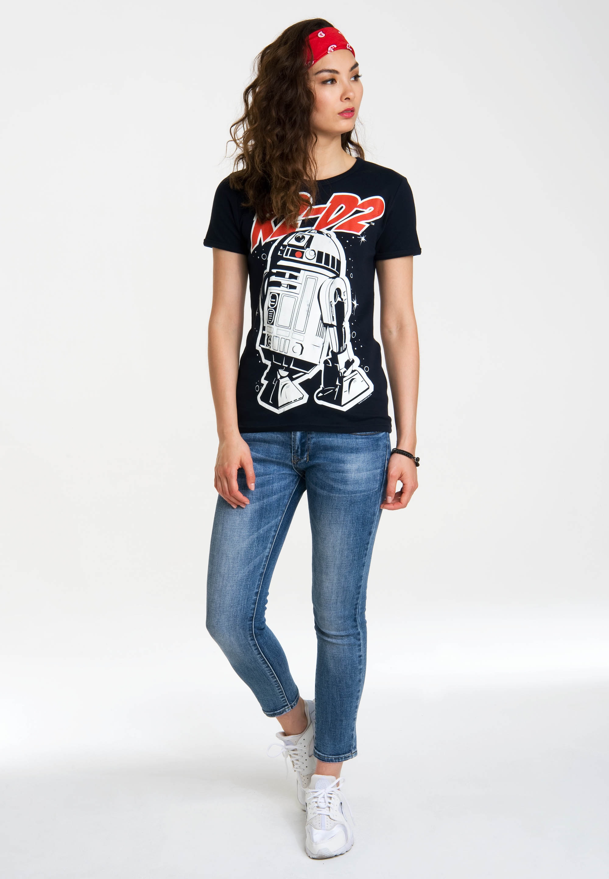 LOGOSHIRT T-Shirt »R2-D2«, mit lizenzierten kaufen | BAUR Originaldesign für