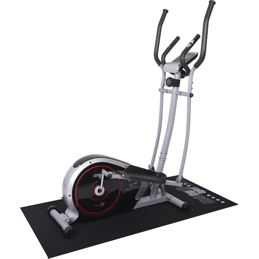 Christopeit Sport® Crosstrainer »CT 400«, Computer mit Tablet- und Smartphonehalterung