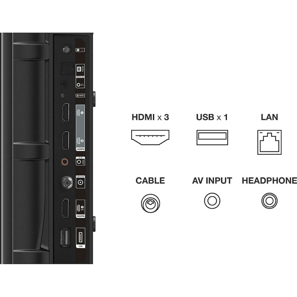 TCL LED-Fernseher »32S5203«, 81 cm/32 Zoll, HD ready, Smart-TV-Android TV