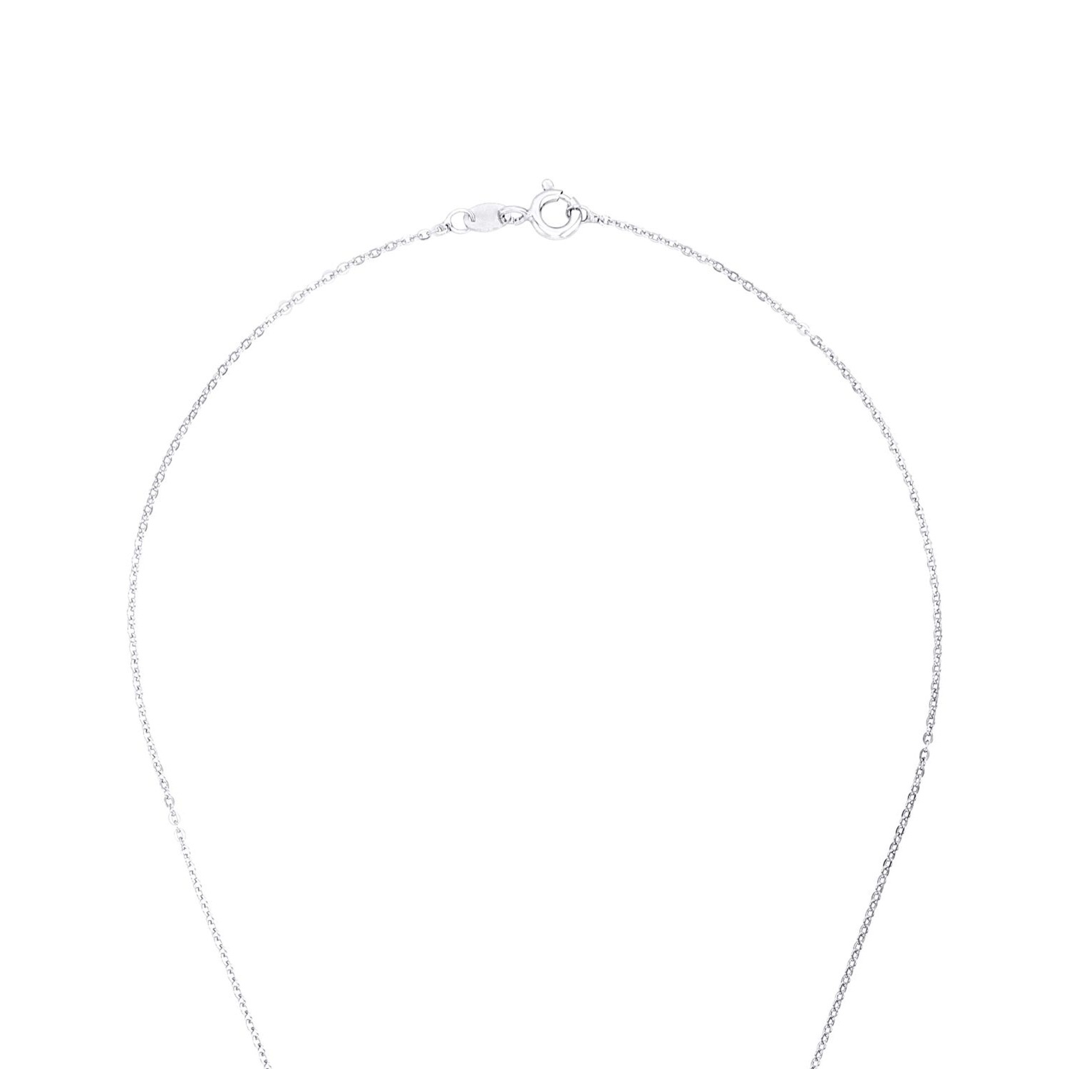 Amor Infinity 925 Sterling Silver Necklace White 42cm 2