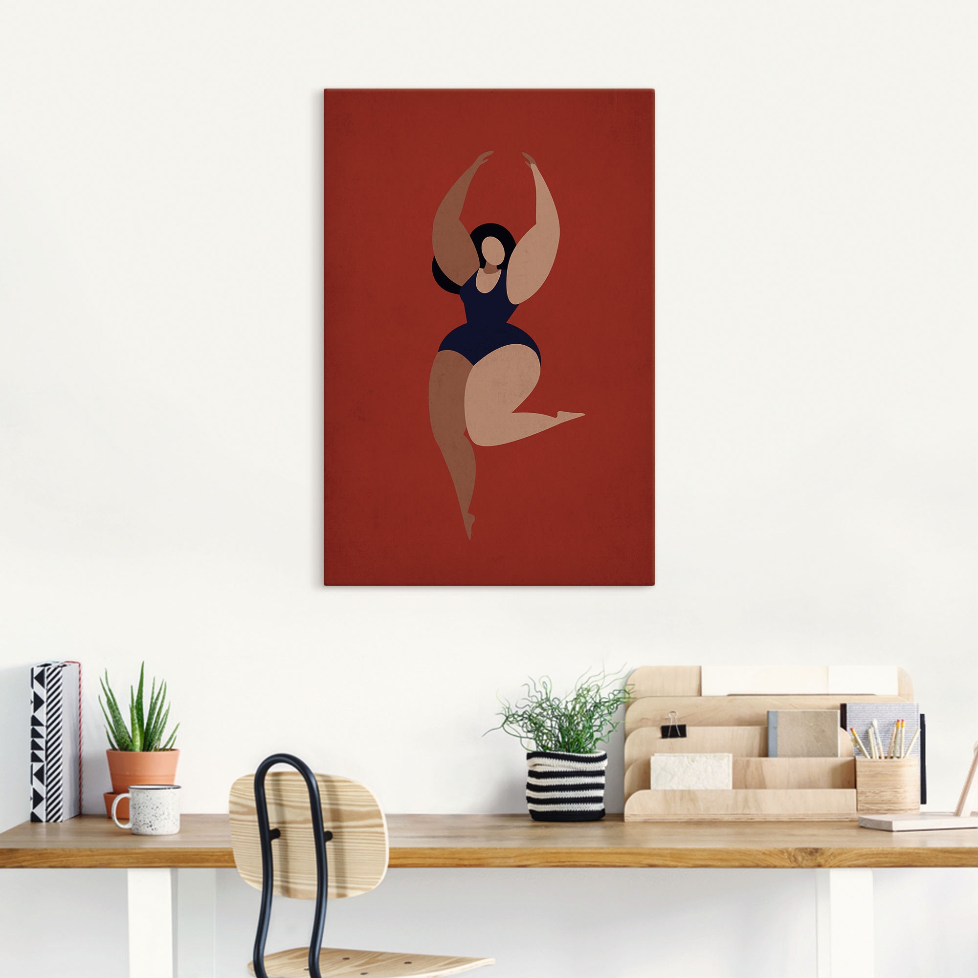 Artland Leinwandbild »Prima Ballerina«, Bilder von Frauen, (1 St.), auf Keilrahmen gespannt