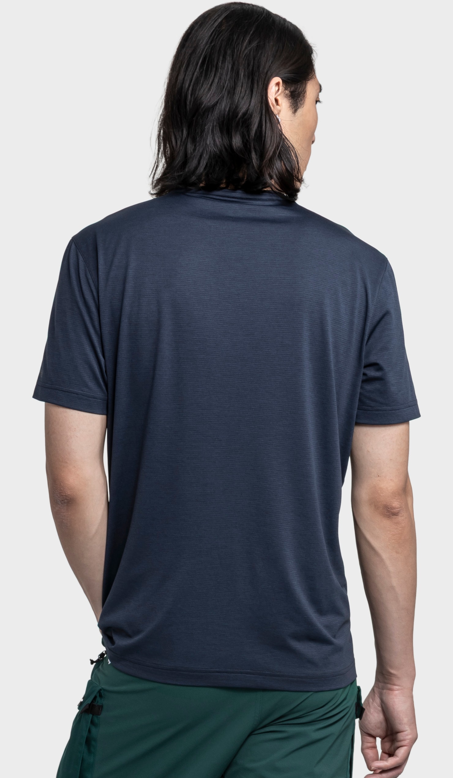 Funktionsshirt SCHÖFFEL "CIRC T Shirt Sulten M", Herren, Gr. 54, 0882, blau, Oberstoff: 100% Polyester, Rundhals, Shirts Funktionsshirt 3