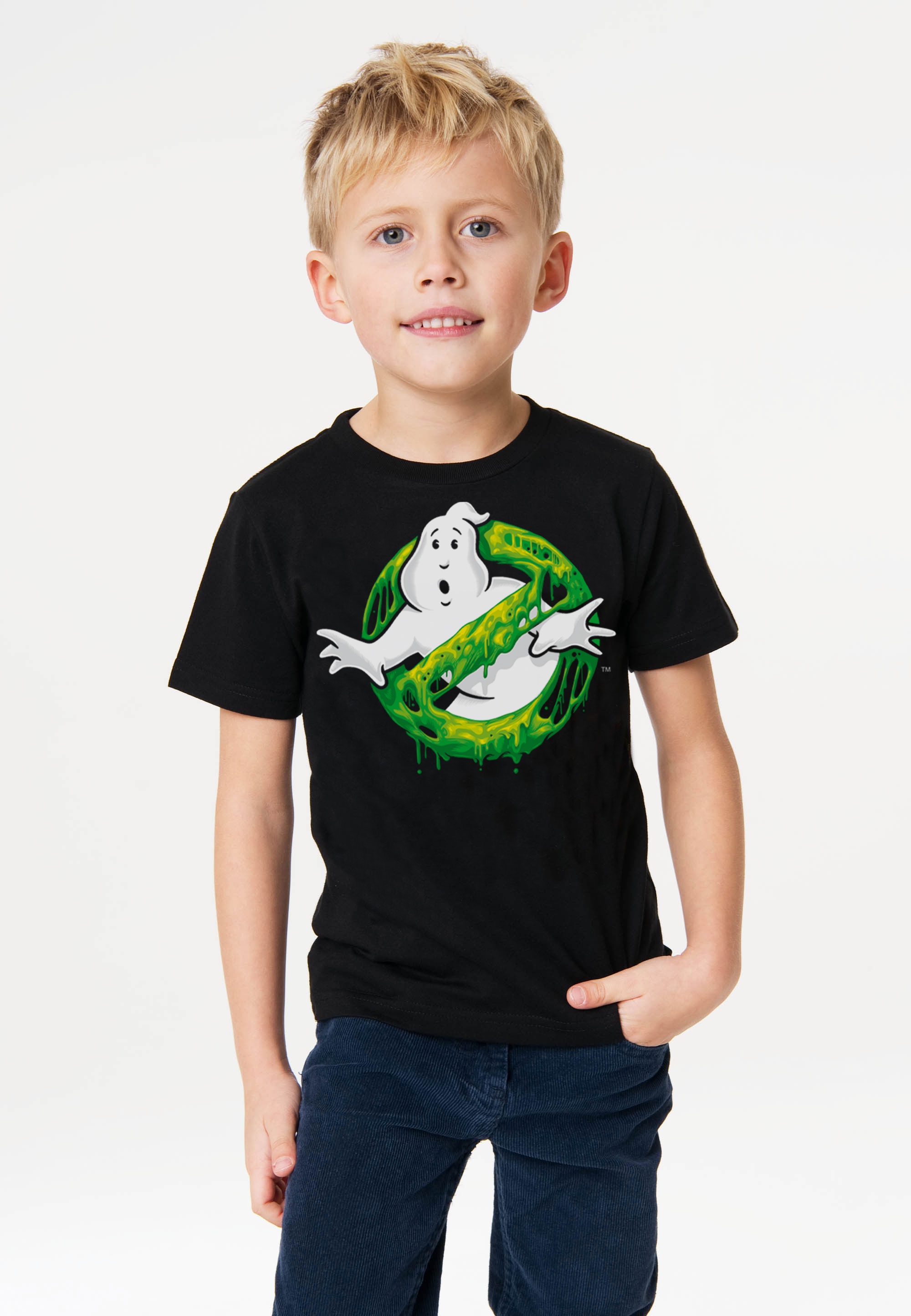 Logo«, BAUR Print ▷ LOGOSHIRT Slime für »Ghostbusters | mit T-Shirt – coolem