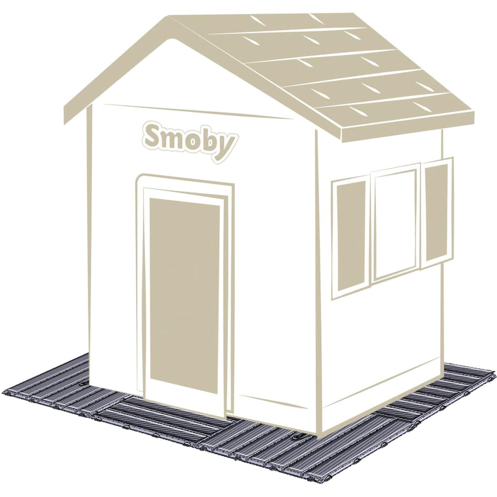 Smoby Spielhaus »Bodenplatten-Set mit Klicksystem«, (Set, 6 tlg.)