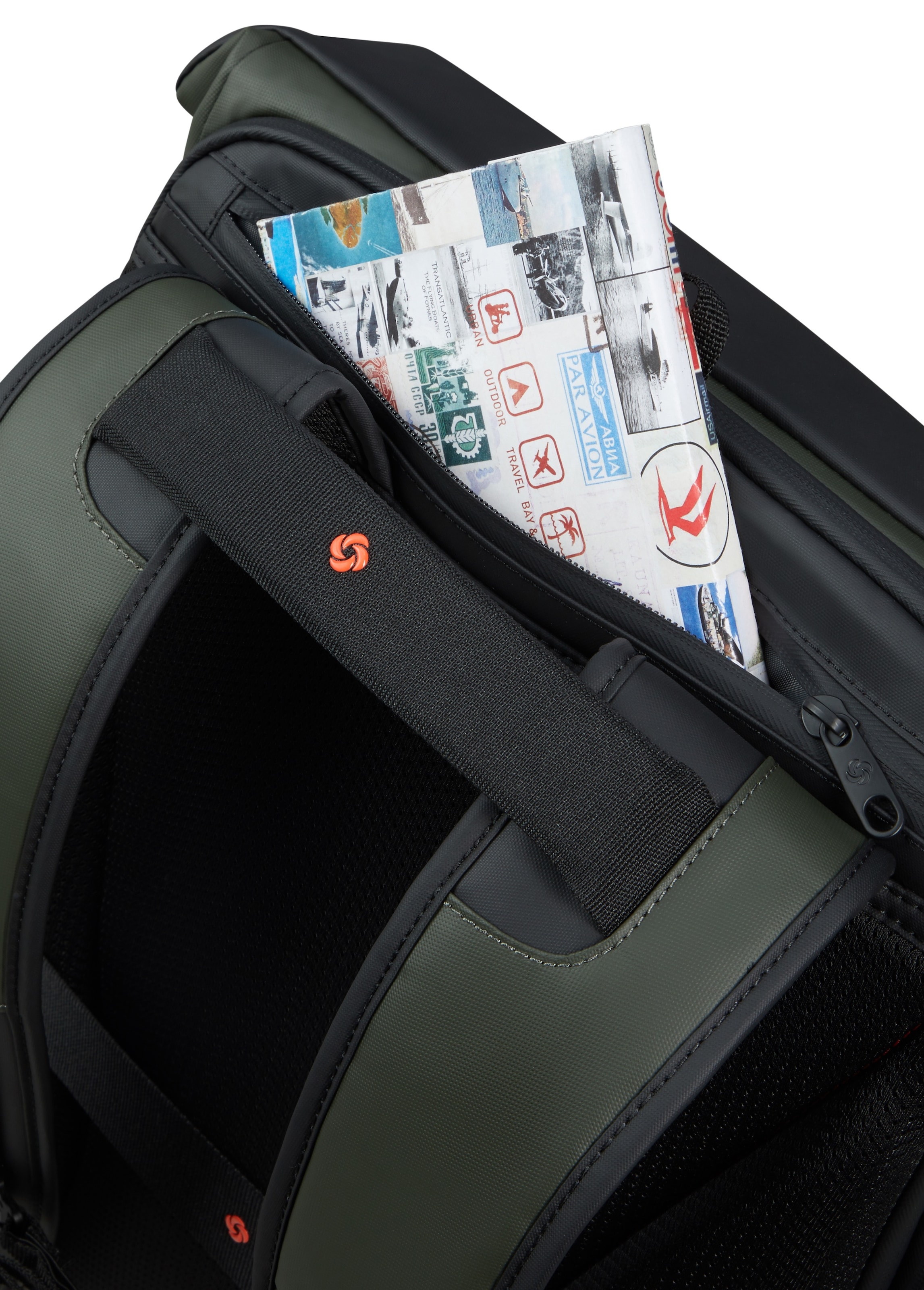 Samsonite Reiserucksack »ECODIVER L«, Freizeitrucksack Laptoprucksack Trolleyaufstecksystem Rolltop Backpack