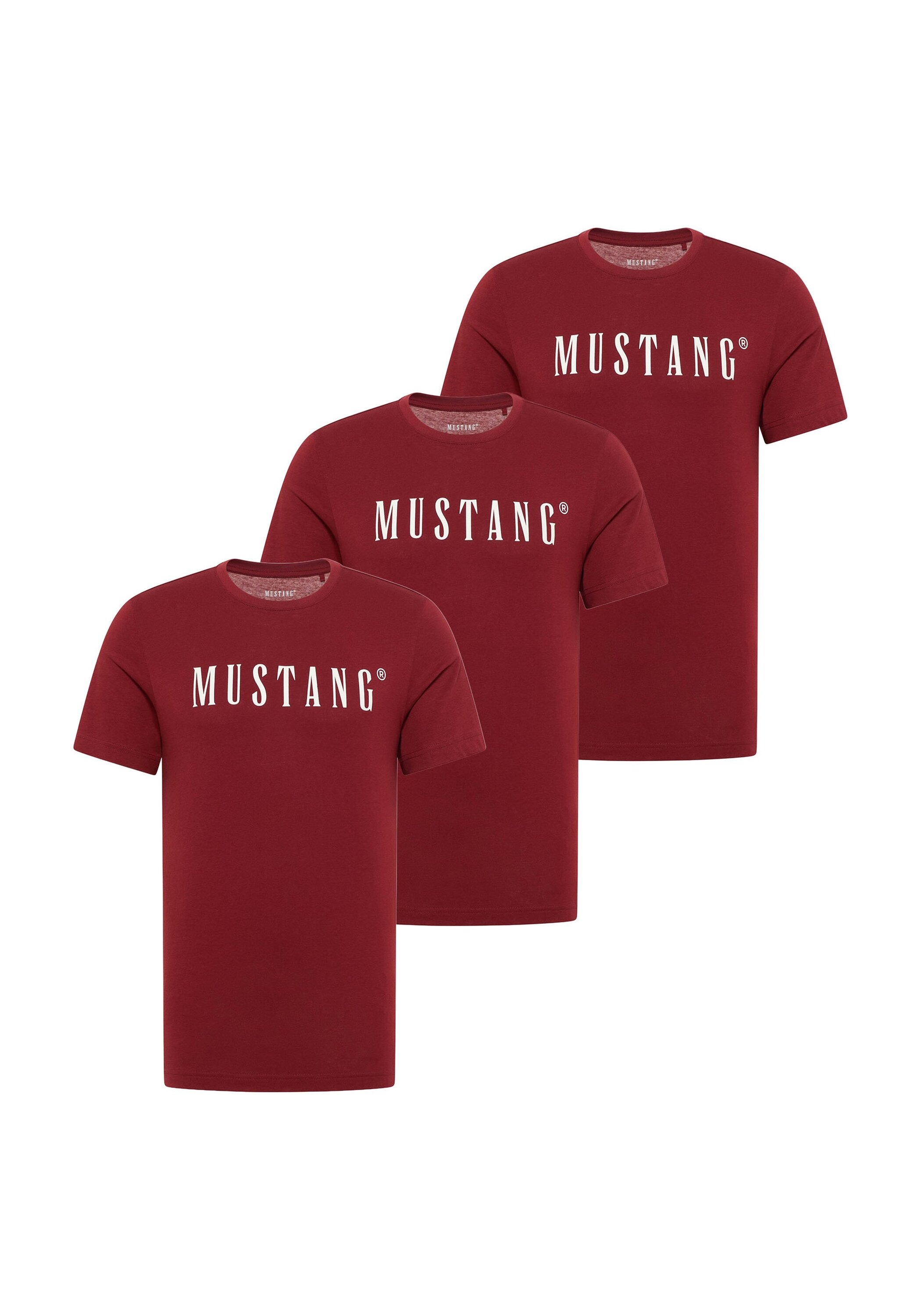MUSTANG T-Shirt "T-Shirt Style Austin 3P 3er Pack"