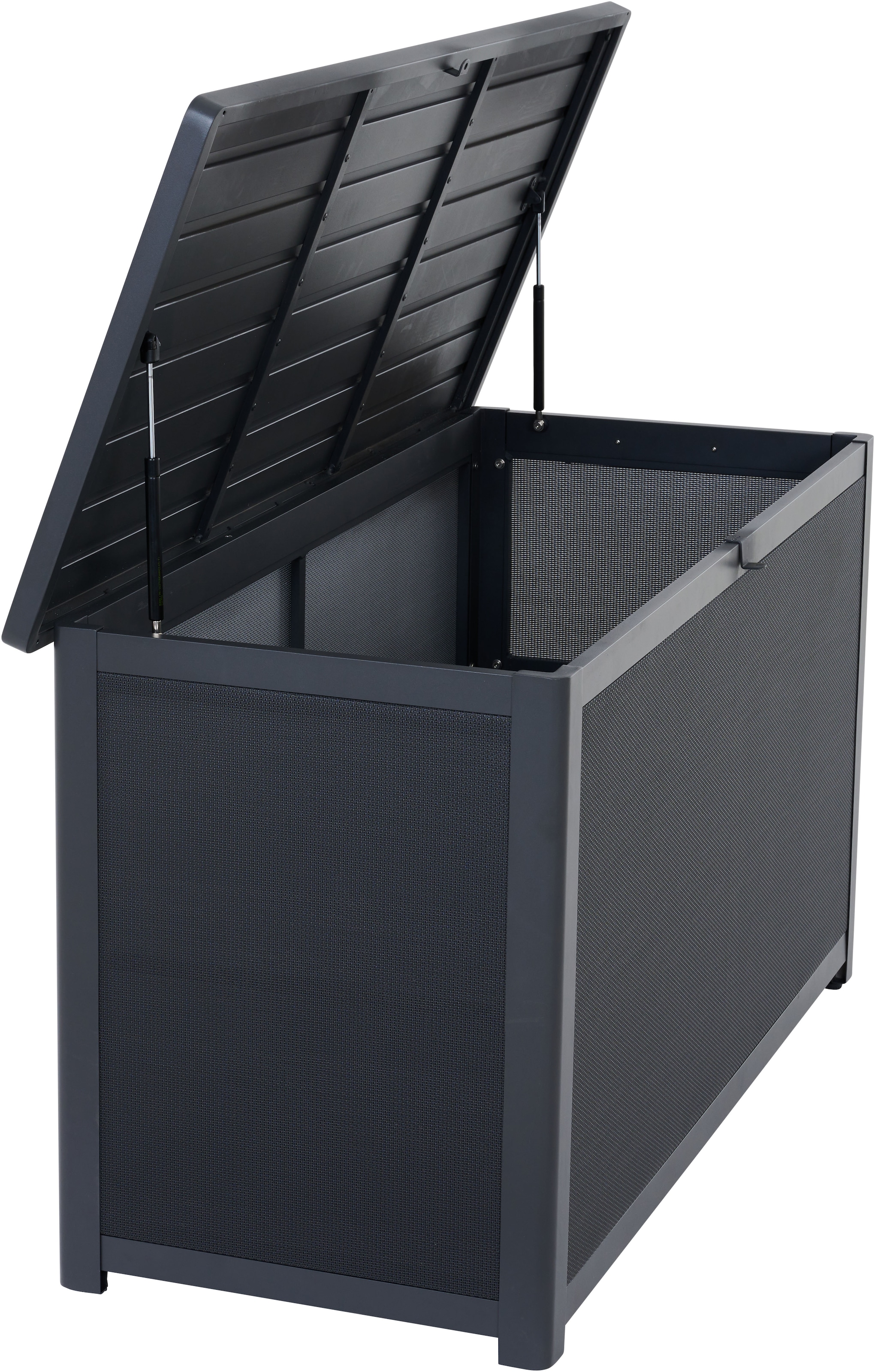 Siena Garden Kissenbox Gestell aus Aluminium, Ranotex® Bezug, 135x59x75cm anthrazit
