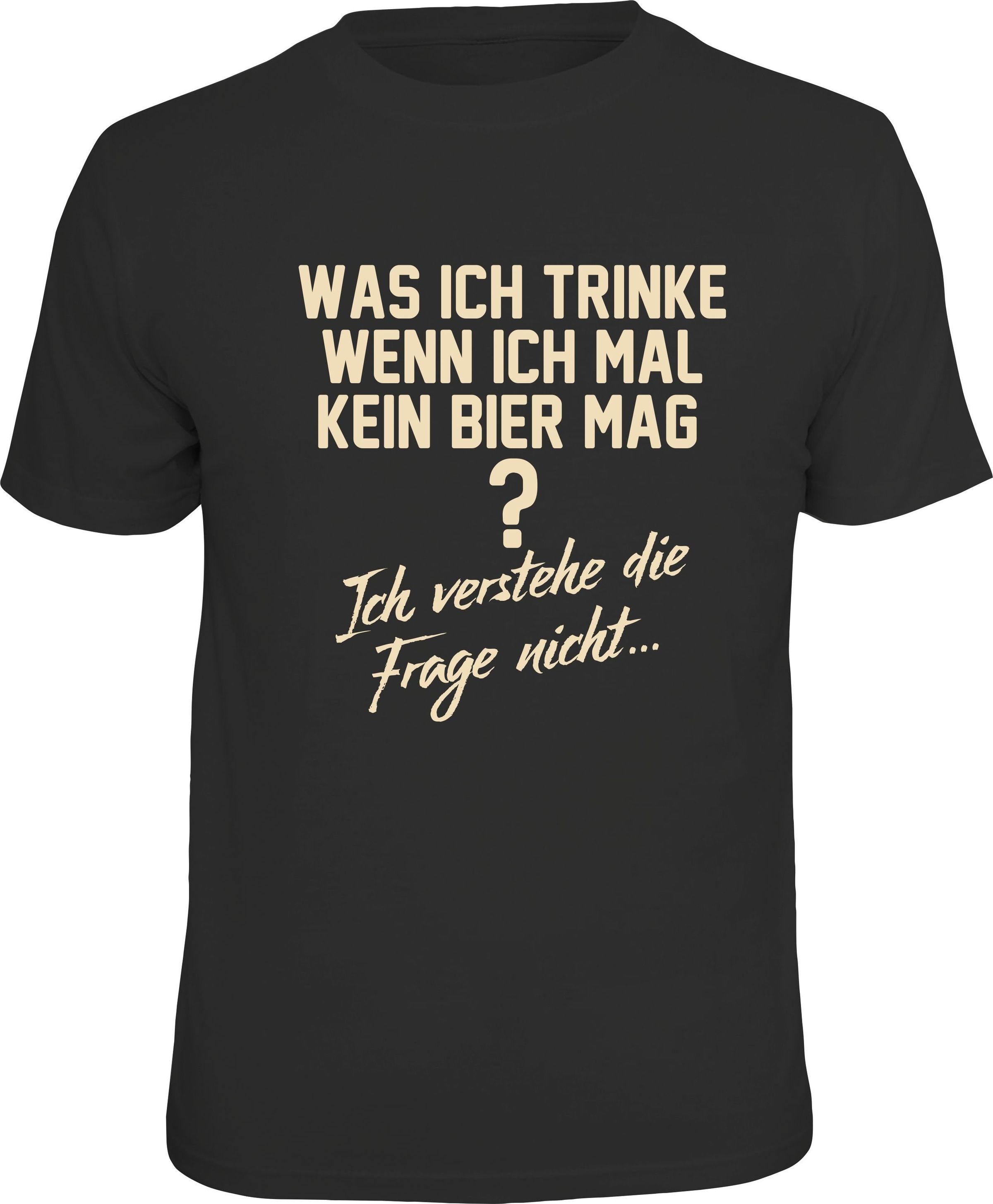 Rahmenlos TShirt mit lustigem BierSpruch kaufen BAUR