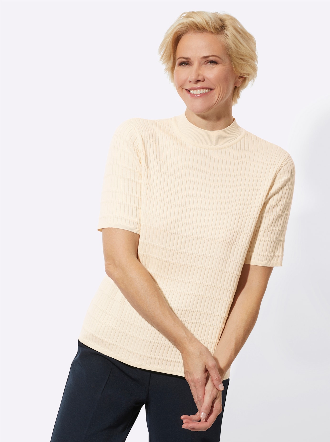 Classic Kurzarmpullover »Pullover«