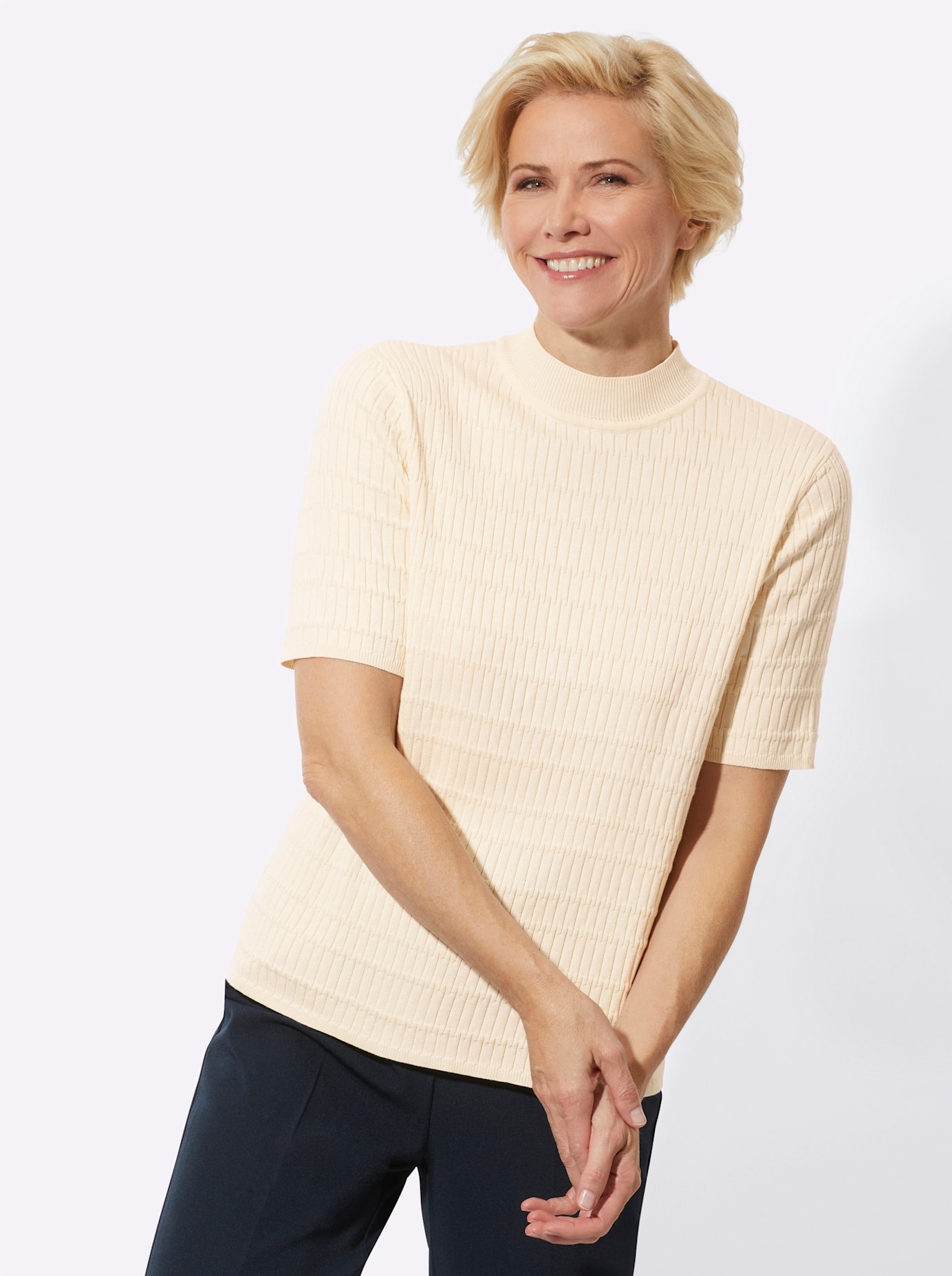 Classic Kurzarmpullover "Pullover" günstig online kaufen