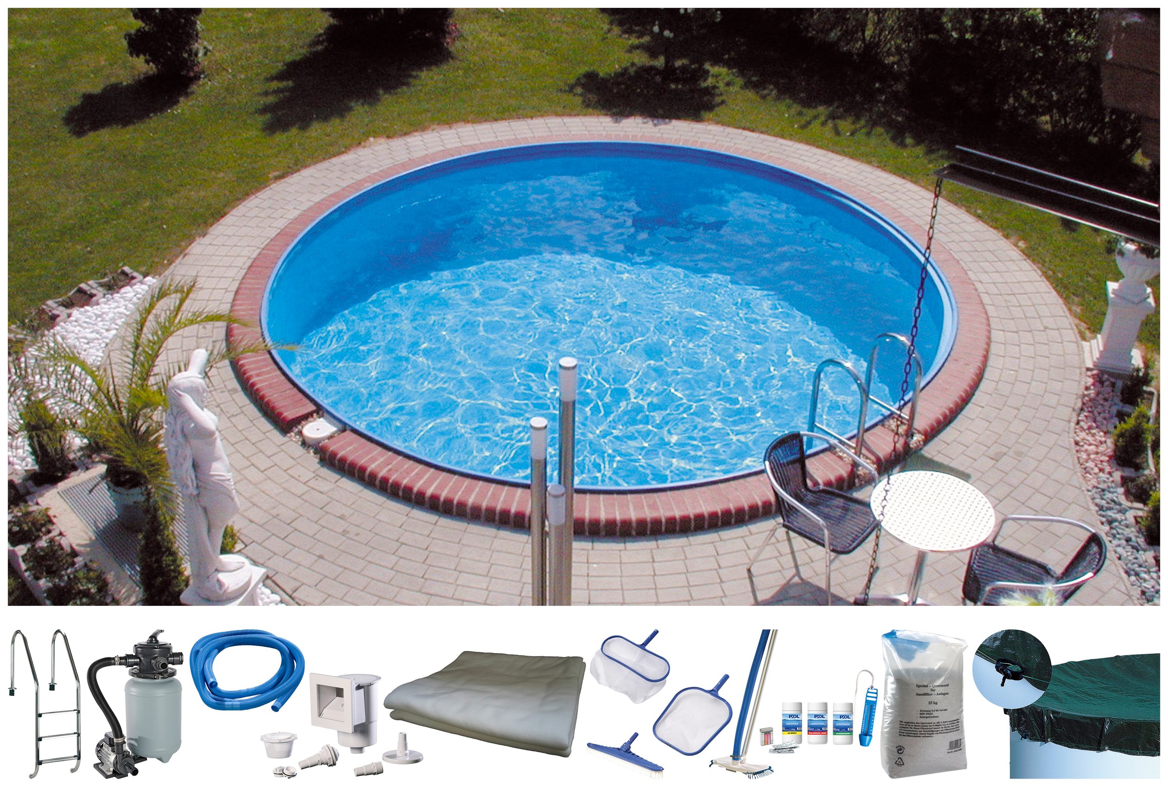 my POOL BWT Rundpool "PREMIUM" Tiefe 1,35 m, in versch, Größen erhältlich günstig online kaufen