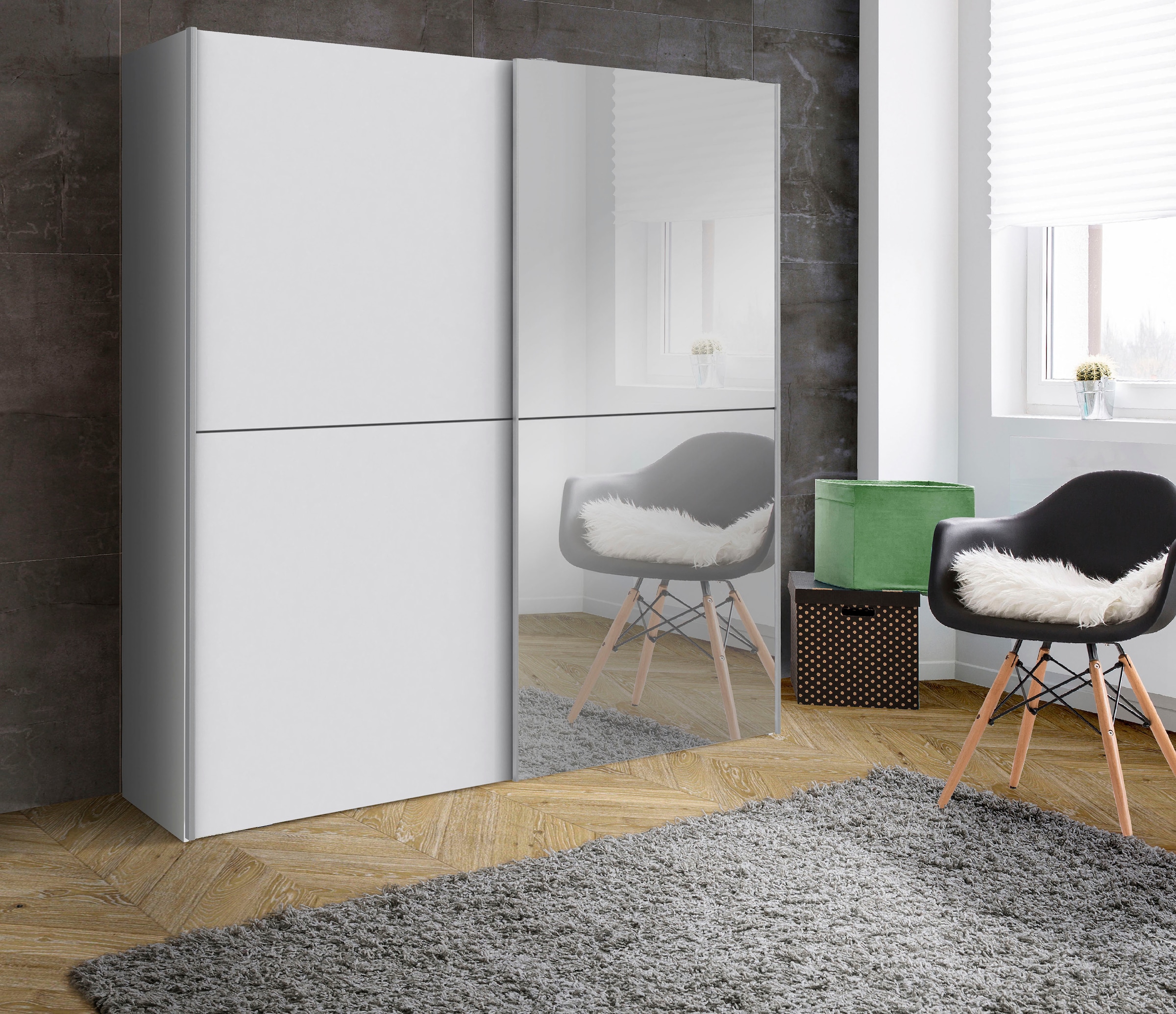 FORTE Schwebetürenschrank ""White Kiss", OTTOs Choice, Made in Europe, idea günstig online kaufen