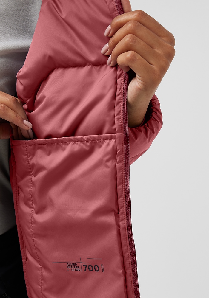 Jack Wolfskin Daunenjacke »ATHER DOWN HOODY W RDS«, mit Kapuze