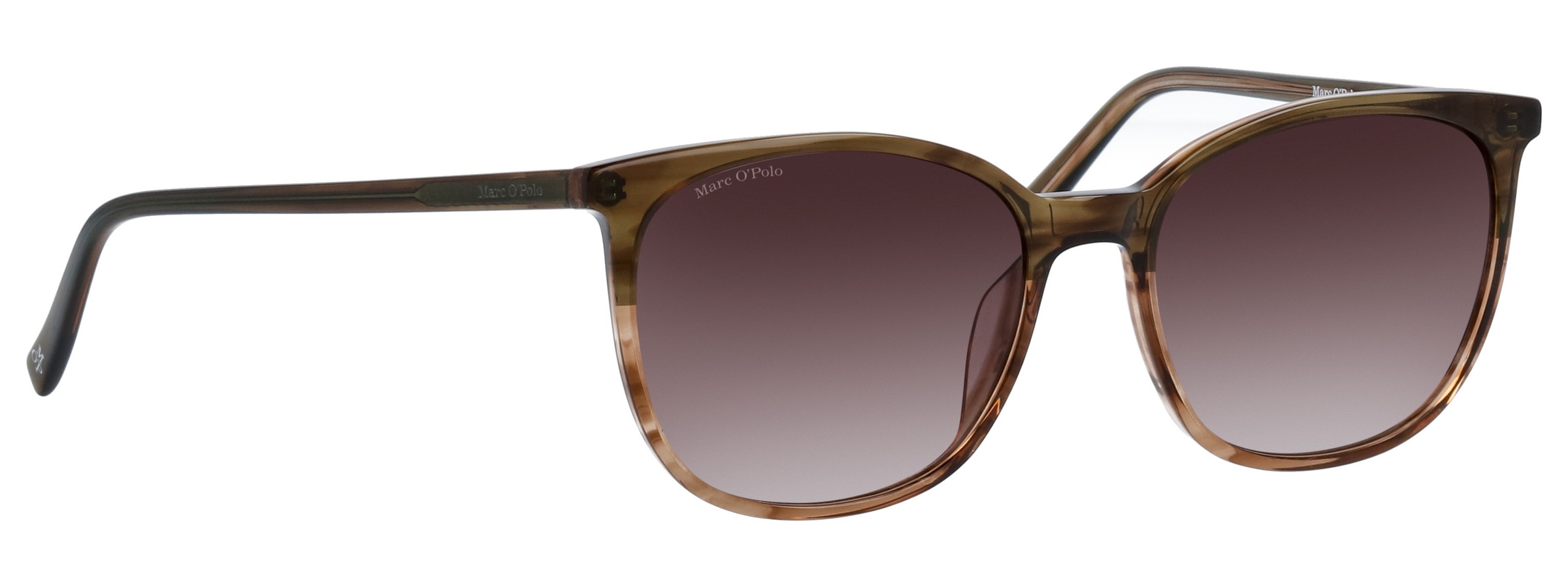 Sonnenbrille MARC O'POLO "Marc O'Polo EYEWEAR Sonnenbrille", Damen, beige (oliv, beige verlauf), Sonnenbrillen Sonnenbrille 2
