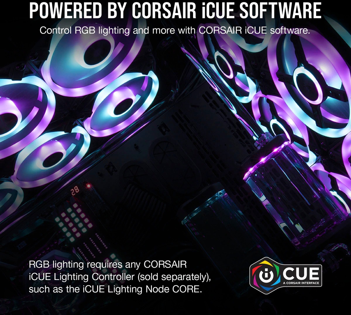 Corsair Gehäuselüfter »Corsair iCUE QL140 RGB PWM«