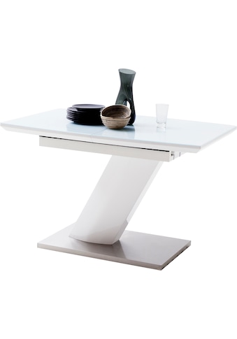 MCA furniture Esstisch »Galina«, Bootsform in weiß mit Synchronauszug vormontiert,... kaufen