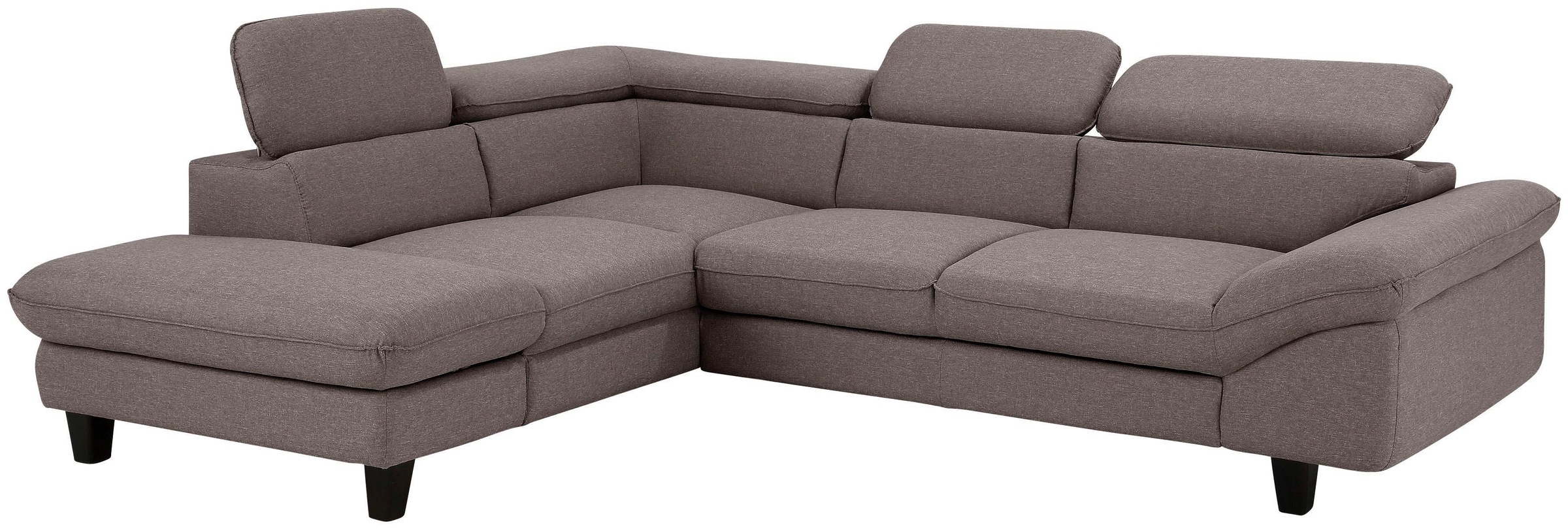Home affaire Ecksofa »Pilot L-Form«, mit Kopfteilverstellung, optional Bettfunktion und Bettkasten