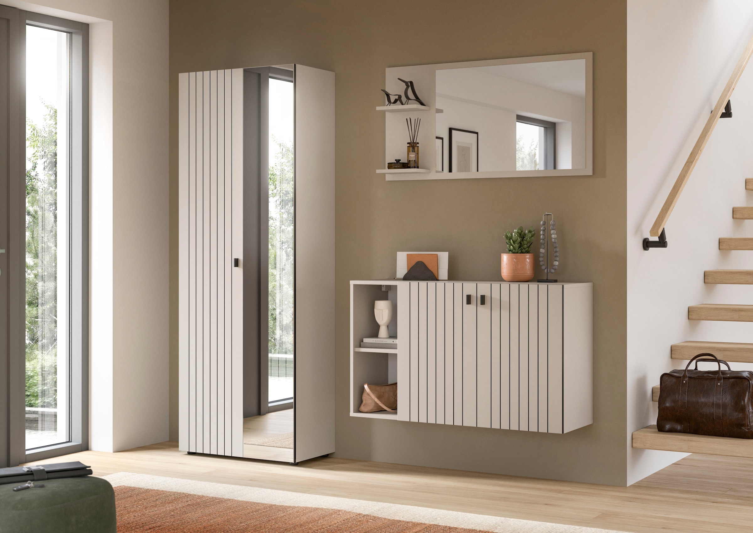 INOSIGN Garderoben-Set "TATIO, 3-tlg. Garderobenkombination, Breite: 191 cm günstig online kaufen