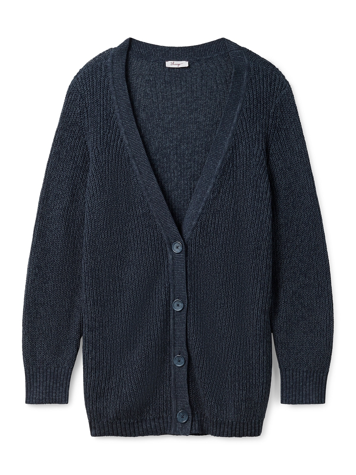 Sheego Cardigan »Große Größen«, in Perlfangstruktur, aus Baumwolle für  bestellen | BAUR