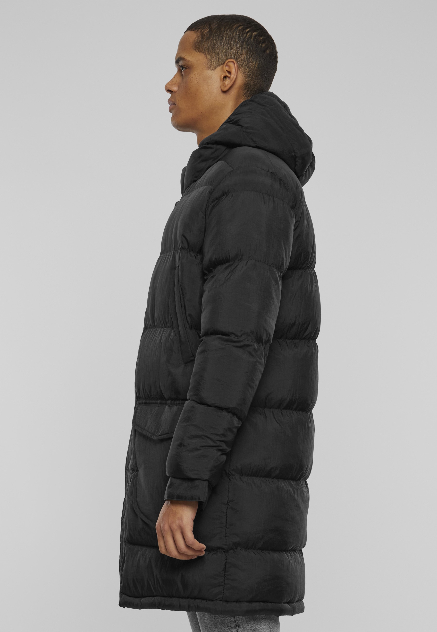 2Y Premium Winterjacke »2Y Premium Herren 2Y Long Puffer Jacket« 1 Stk. tlg. mit Kapuze