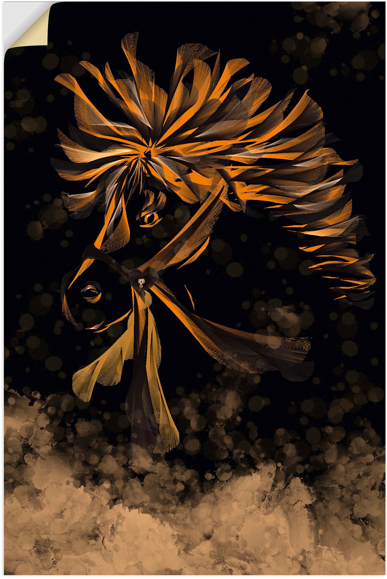 Black Fantasy, St.), oder Größen Wandbild Alubild, | Pony als Leinwandbild, BAUR Pop-Art-Stil«, (1 Artland versch. Animal Friday in »Liebliches Wandaufkleber Poster