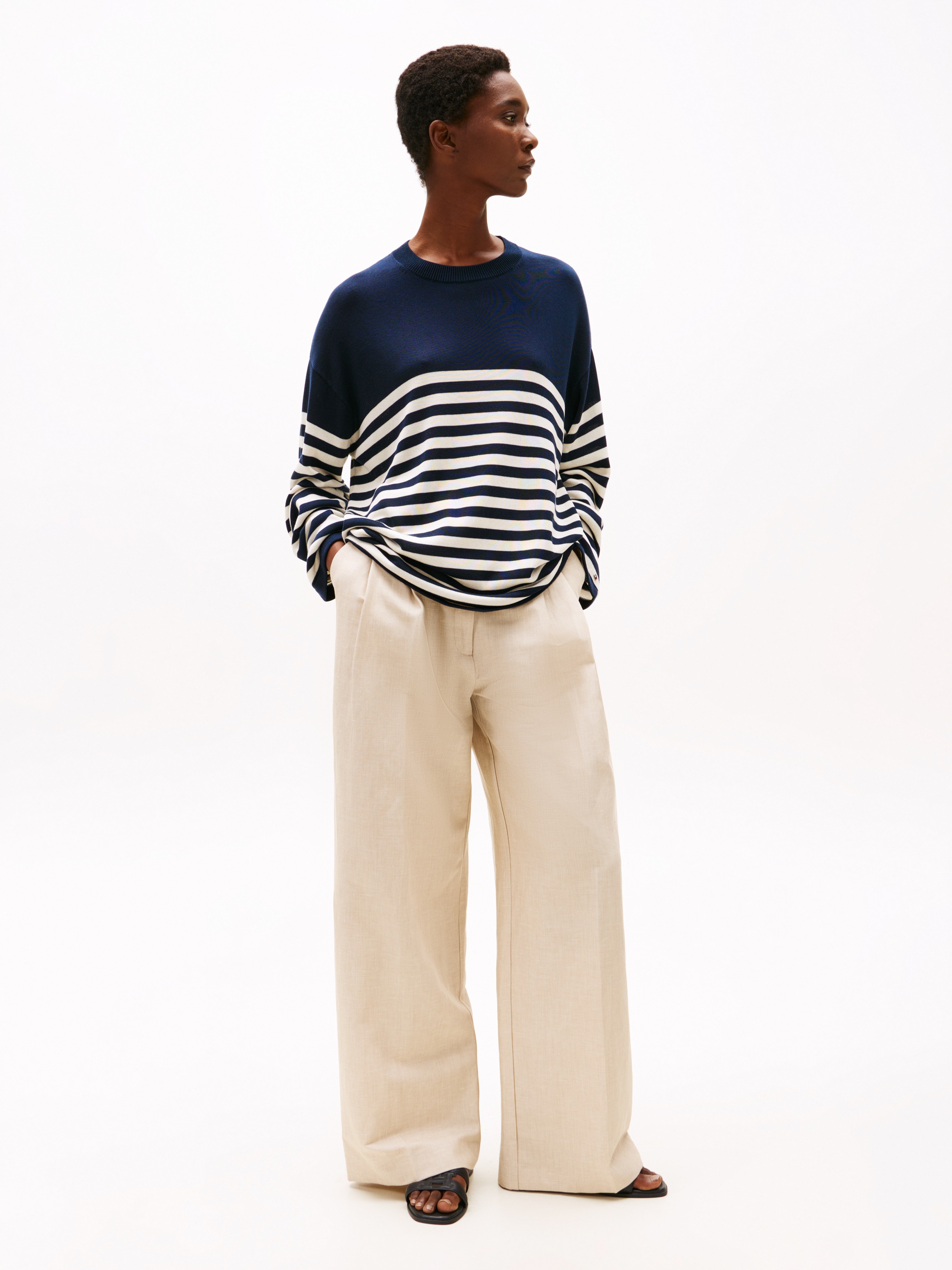 Tommy Hilfiger Pantolette "TH LOGO STRAP MULE" Bequemschuh, Sommerschuh, Fl günstig online kaufen