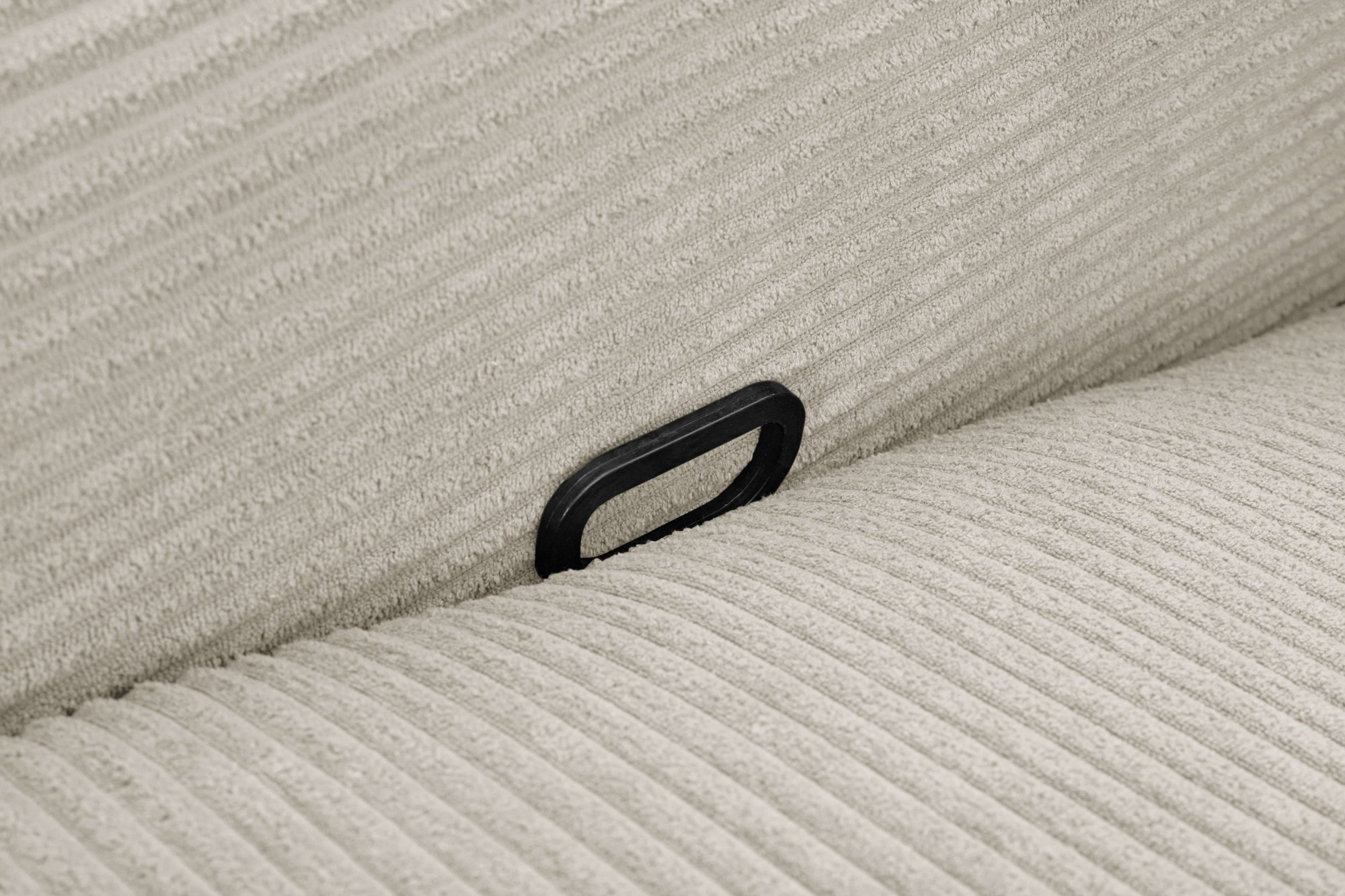 Home affaire Ecksofa »SKAANE Struktur, L-Form, 274 cm, manuelle u. elektrische Funktion,«, Kopfteilverstellung, Relax-und Liegefunktion, Federkernpolsterung