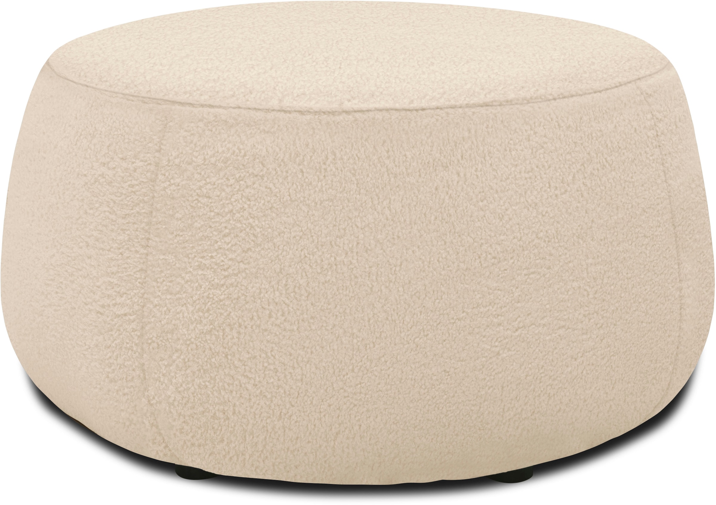 DOMO collection Hocker "800012 elegant und zeitlos, Solitär, bequem, B/T 75/75cm" Hocker rund gepolstert