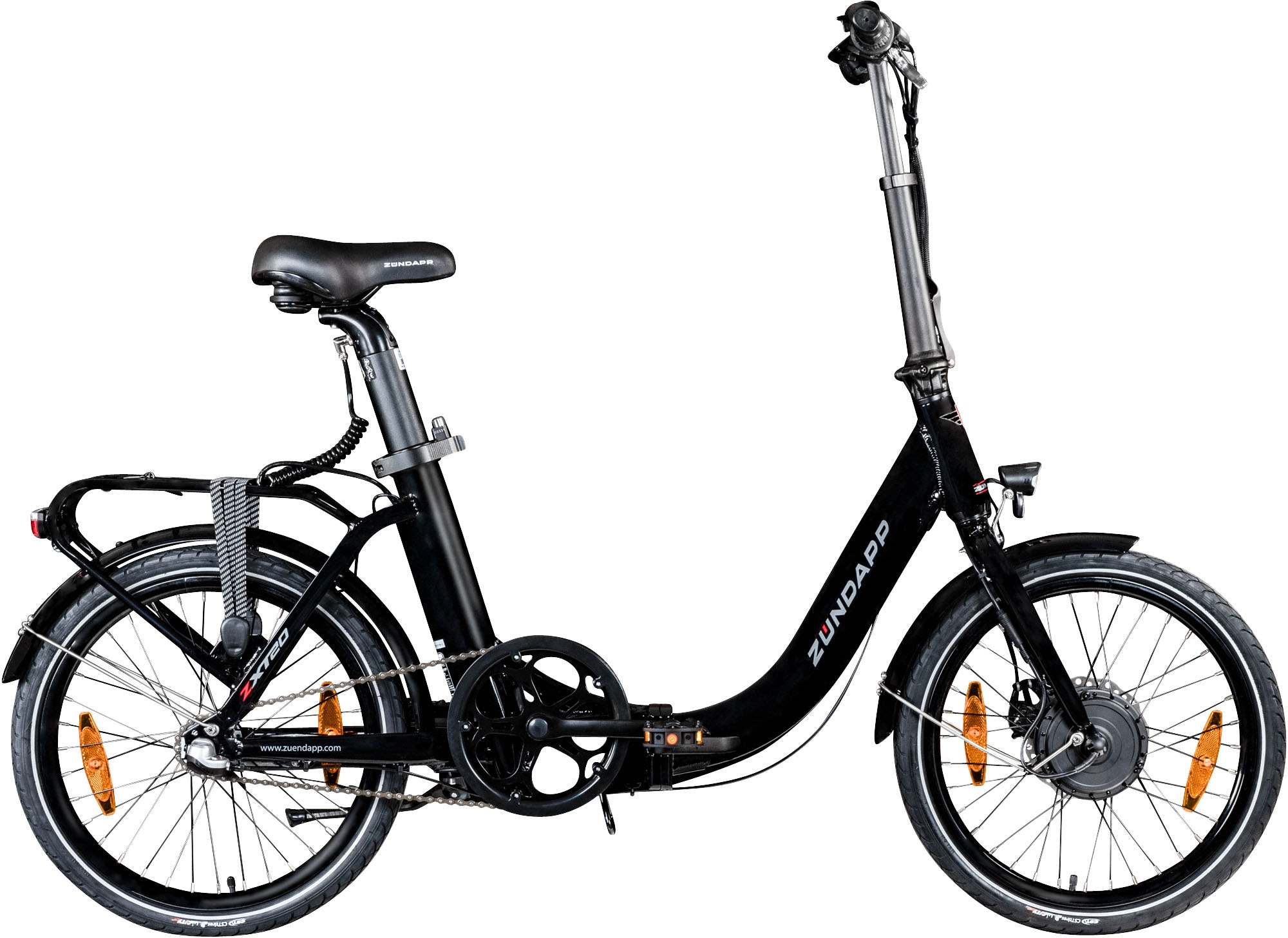 ZÜNDAPP E-Bike "ZXT20", 38cm, 20 Zoll (50,80cm), schwarz, Elektrofahrräder, Pedelec, Elektrofahrrad für Damen u. Herren