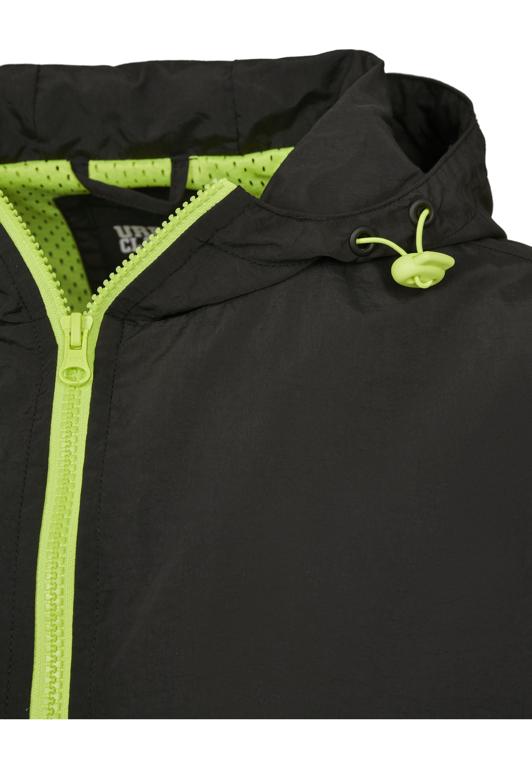 URBAN CLASSICS Anorak »Urban Classics Herren Contrast Pull Over Jacket« 1 Stk. tlg. mit Kapuze