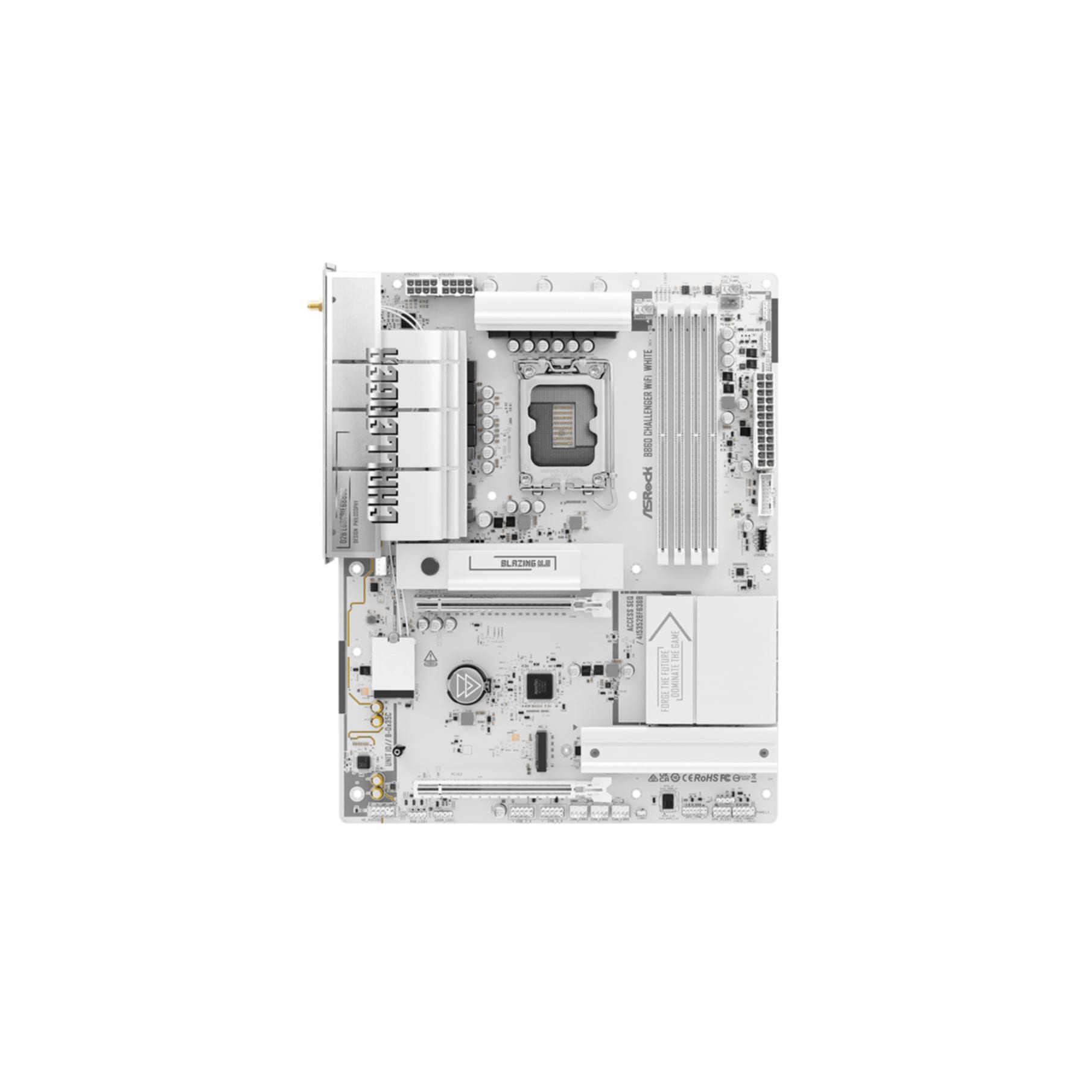 Asrock Mainboard »B860 Challenger WiFi White«