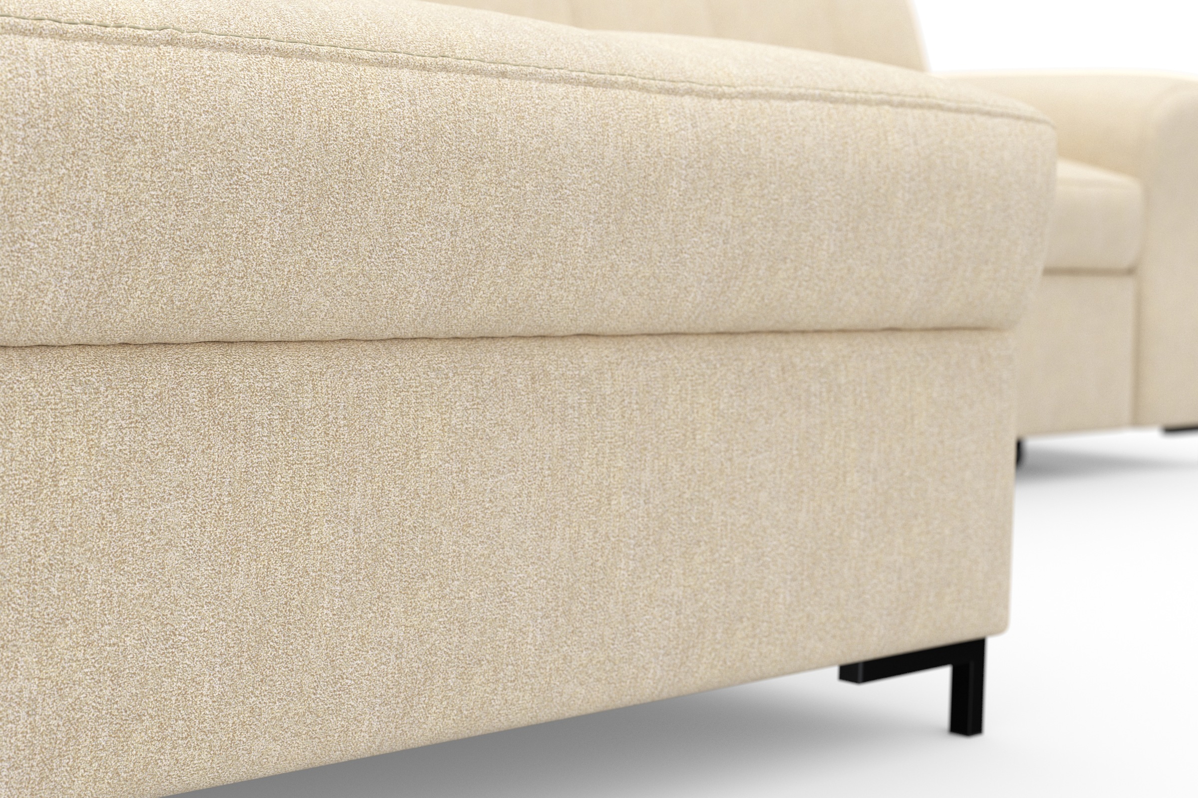 INOSIGN Ecksofa »Balme L-Form«, Inkl. Zierkissen, wahlweise mit Bettfunktion