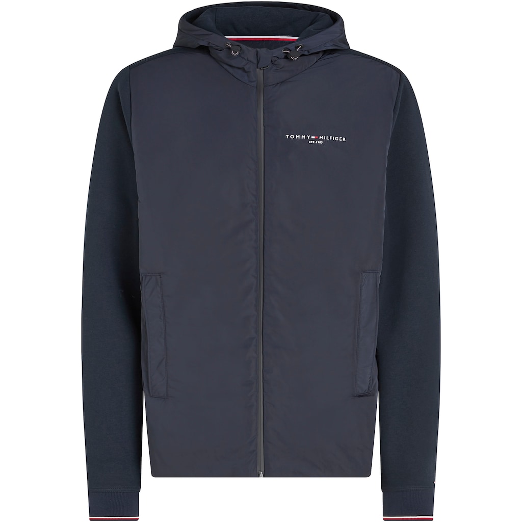 Tommy Hilfiger Kapuzensweatshirt »MIX MEDIA HOODED ZIP THRU«