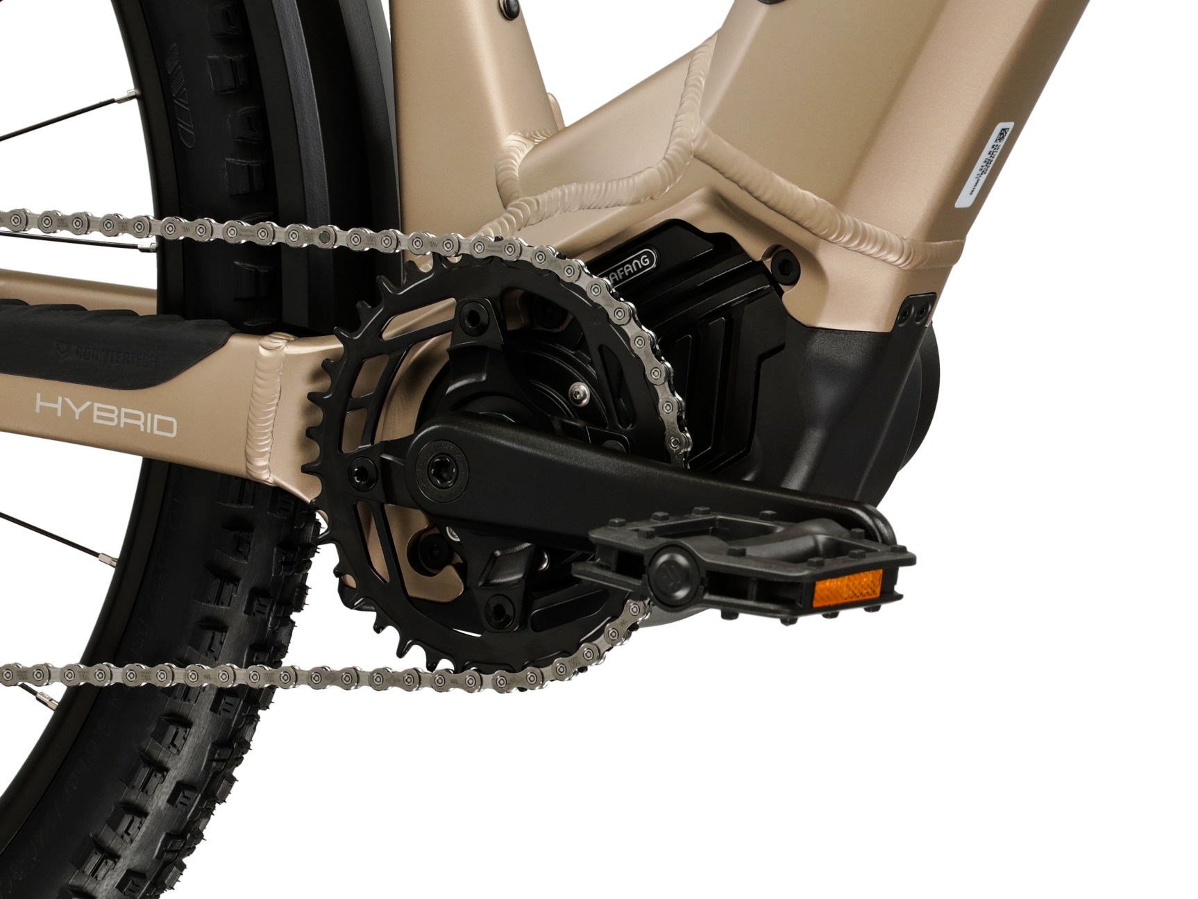 Kross »Influx Hybrid SUV 1.0 22,8Ah/820Wh 29 Zoll braun 9 Gänge 2026« 9 Gang Shimano CUES U4000 Schaltwerk Kettenschaltung Mittelmotor 250 W